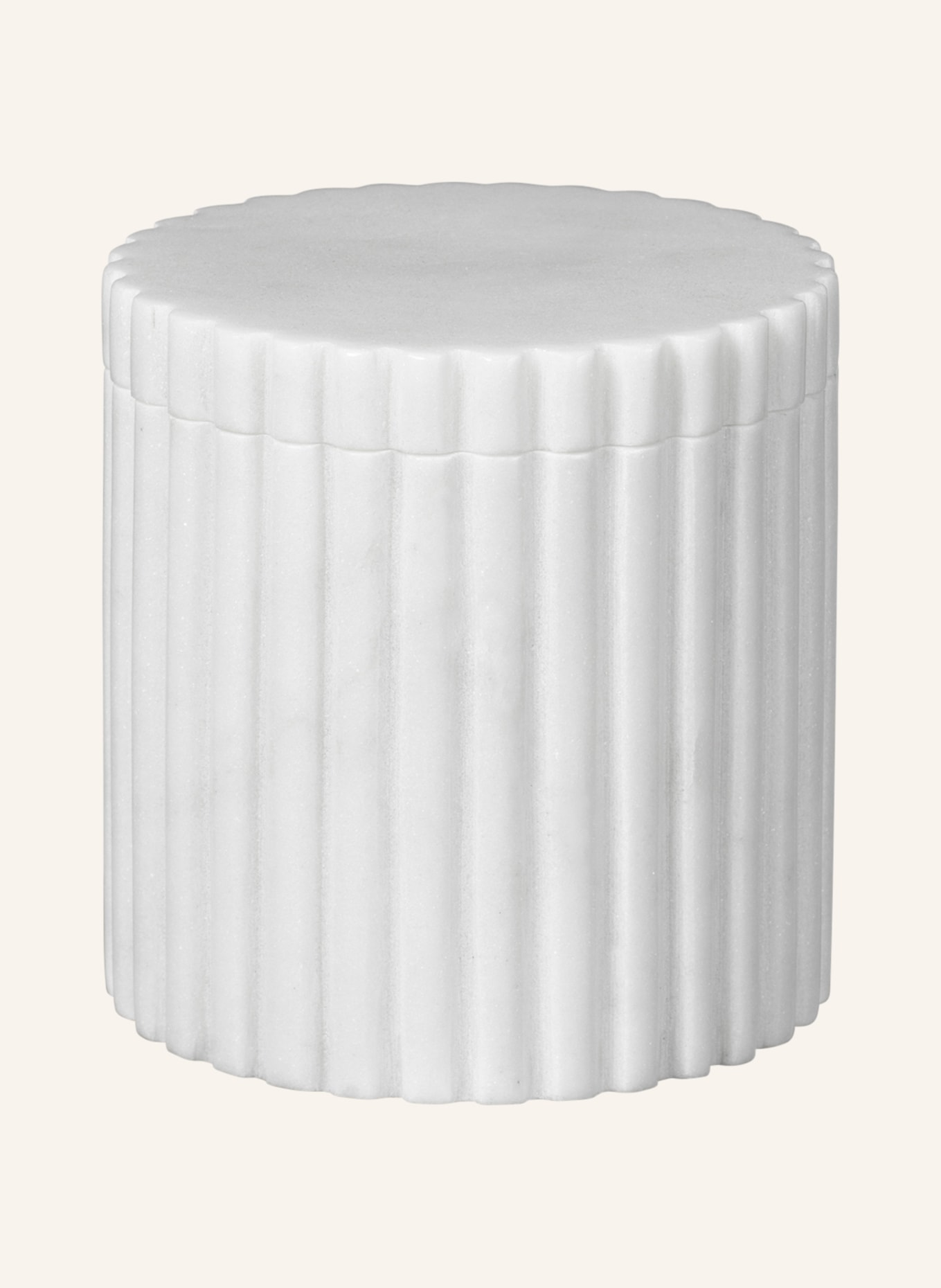 BROSTE COPENHAGEN Storage container PLATON, Color: WHITE/ LIGHT GRAY (Image 1)
