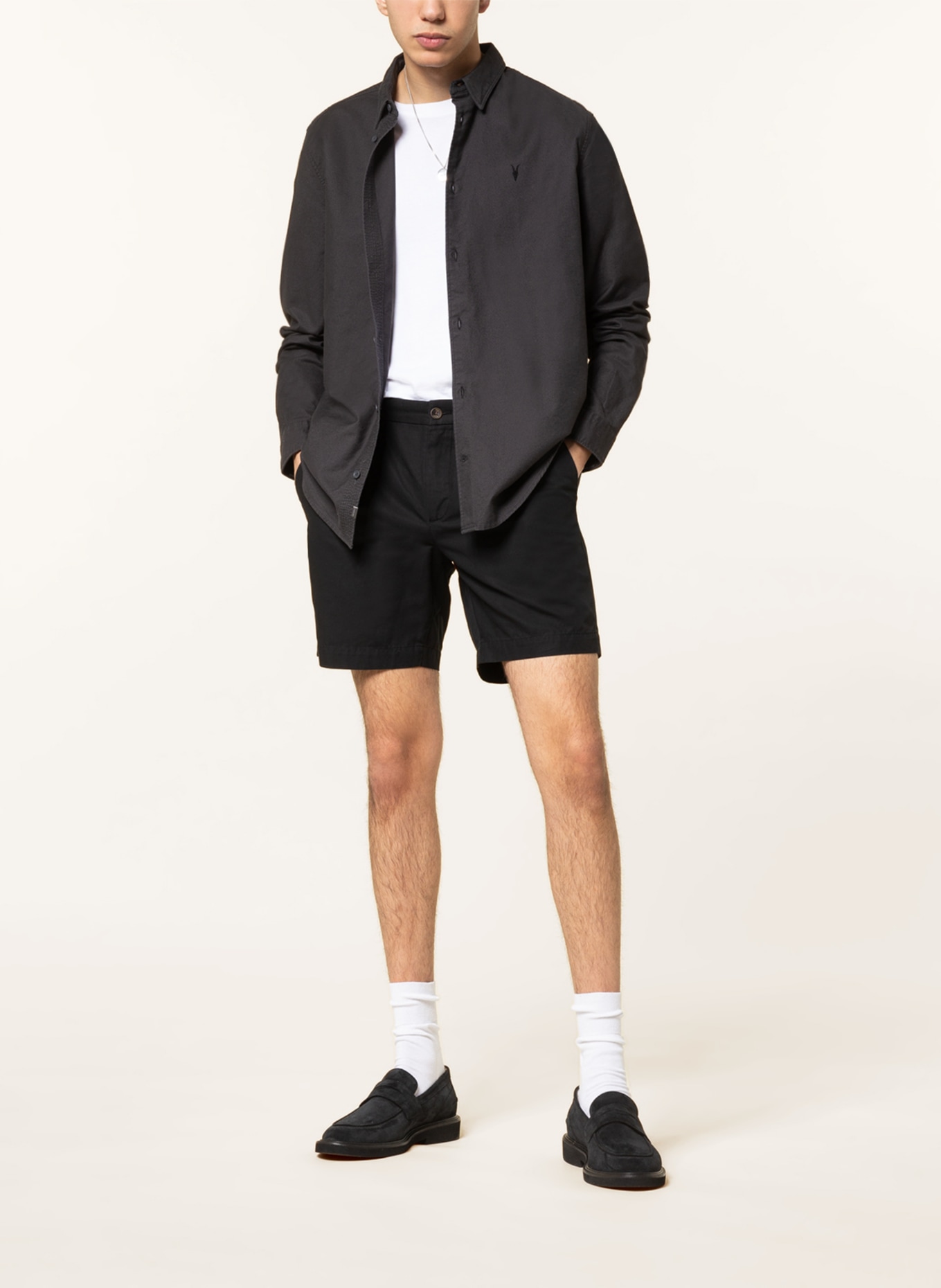 ALLSAINTS Shirt HERMOSA comfort fit, Color: BLACK (Image 2)