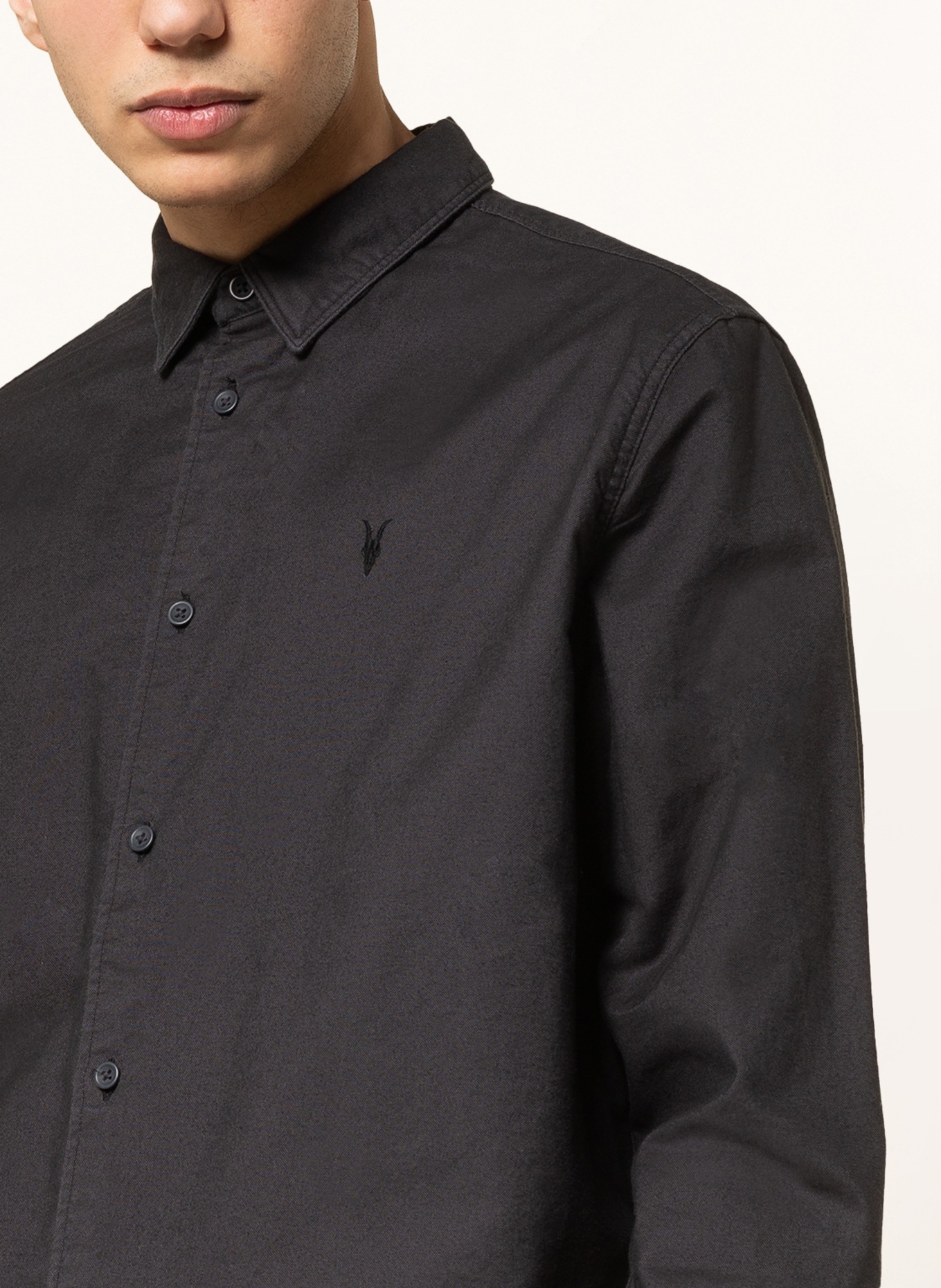 ALLSAINTS Shirt HERMOSA comfort fit, Color: BLACK (Image 4)