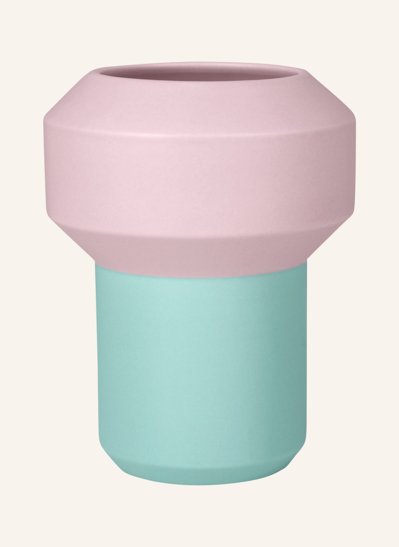 lucie kaas Vase FUMARIO, Color: MINT/ LIGHT PINK (Image 1)