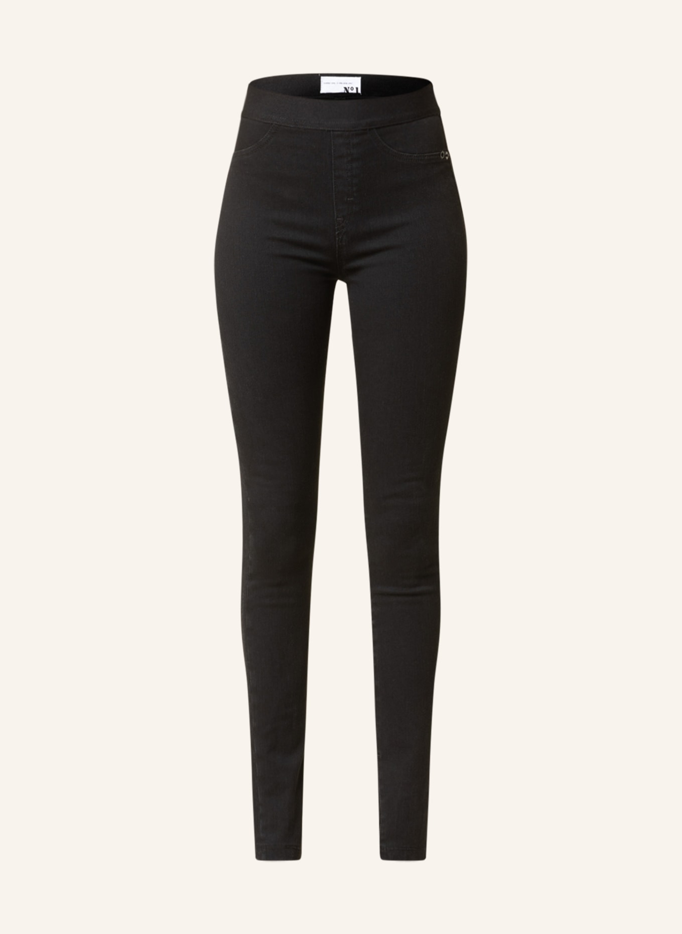 N°1 Skinny jeans, Color: D999 BLACK-BLACK (Image 1)