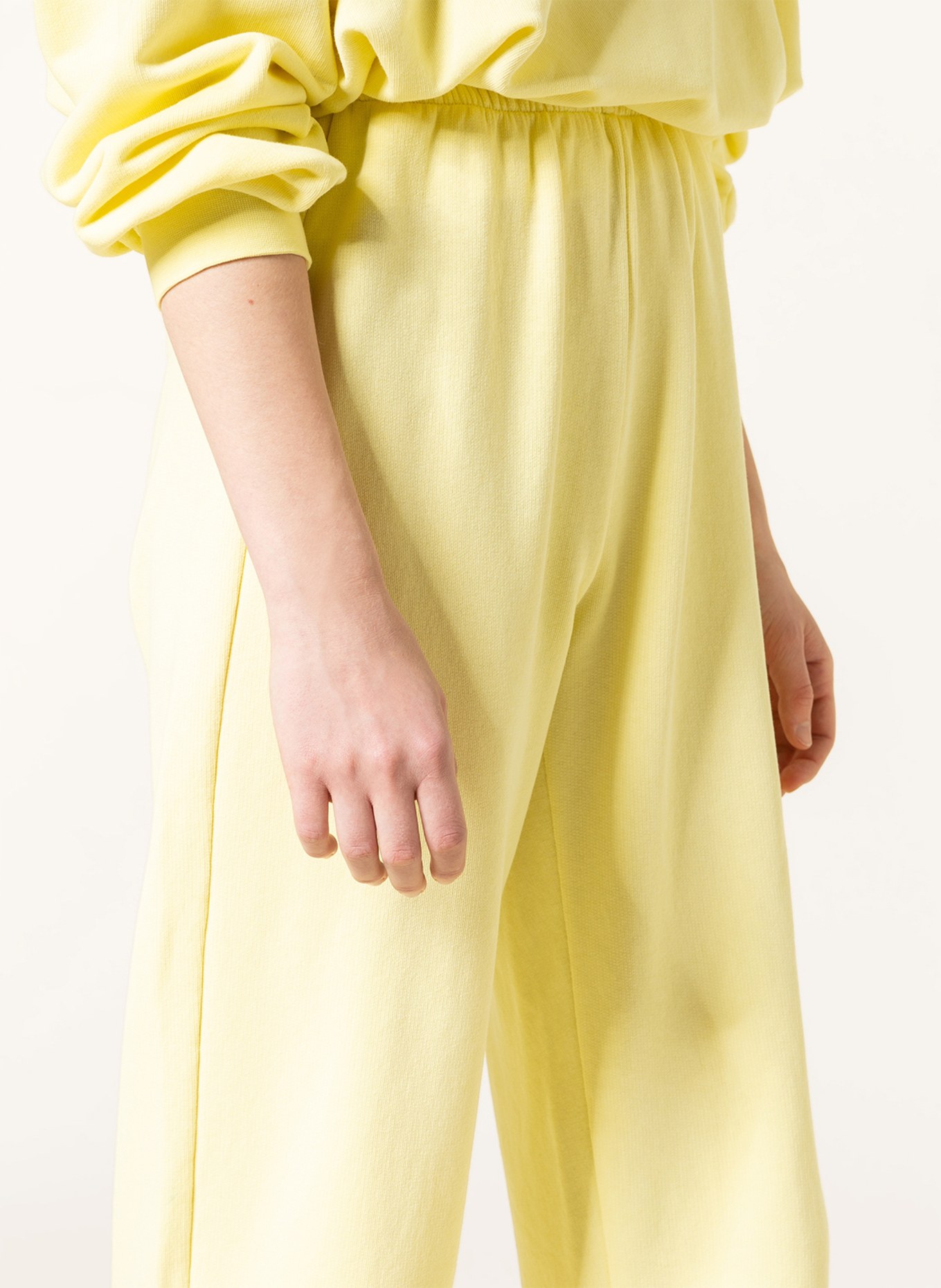 Pale yellow hotsell sweatpants