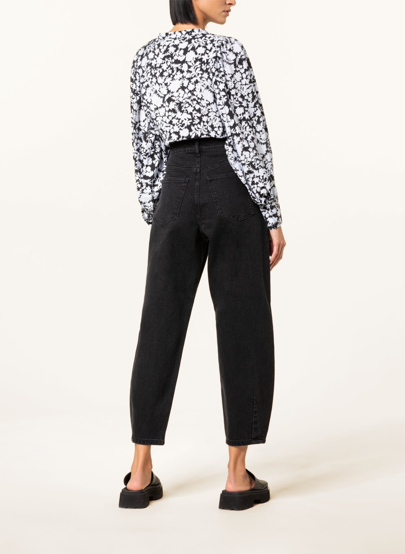 MSCH COPENHAGEN 7/8-Jeans MSCHDIOLA RIKKA: blackwasch