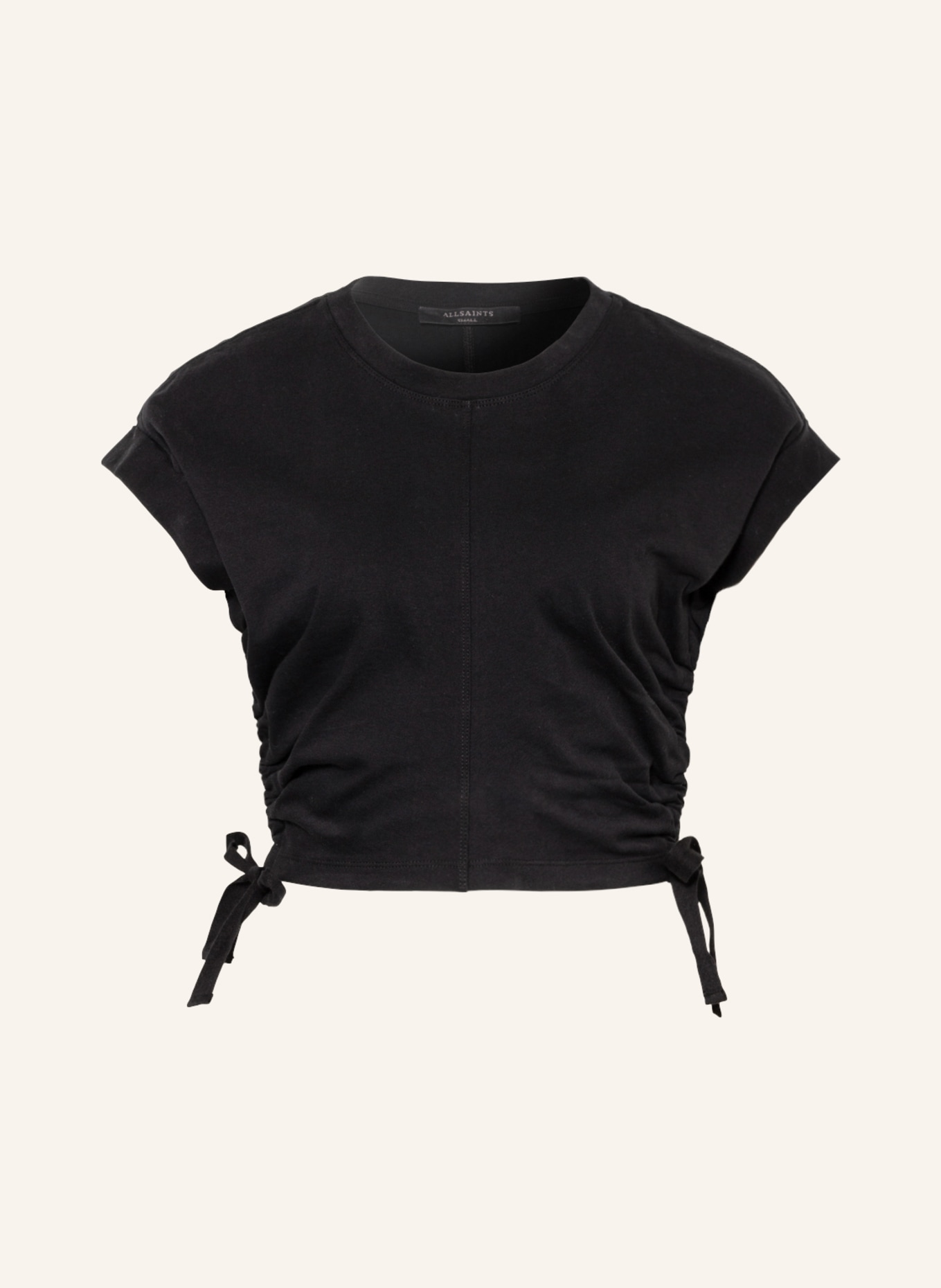 ALLSAINTS Cropped shirt MIRA , Color: BLACK (Image 1)