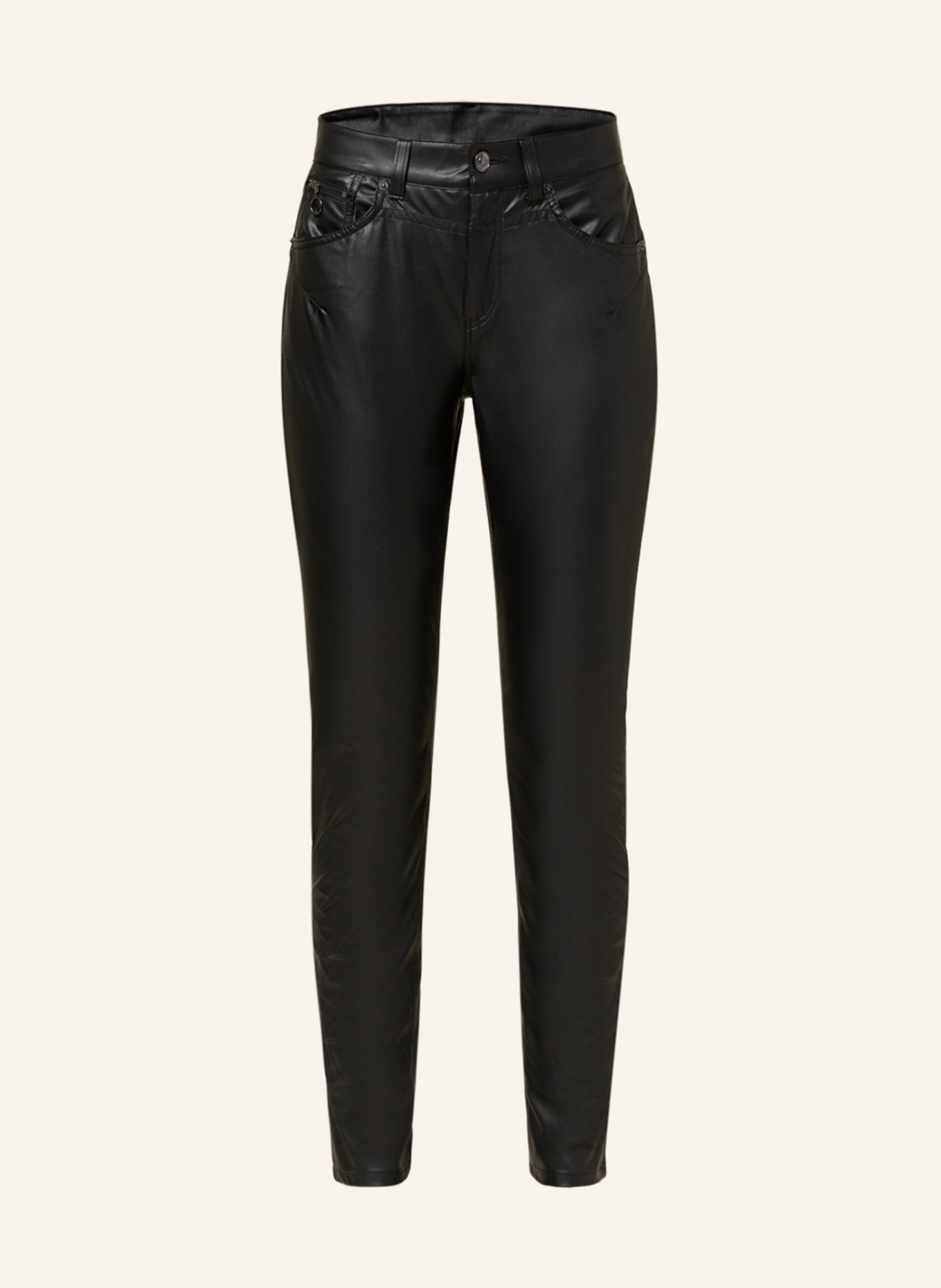 MAC Pants RICH in leather look, Color: BLACK (Image 1)