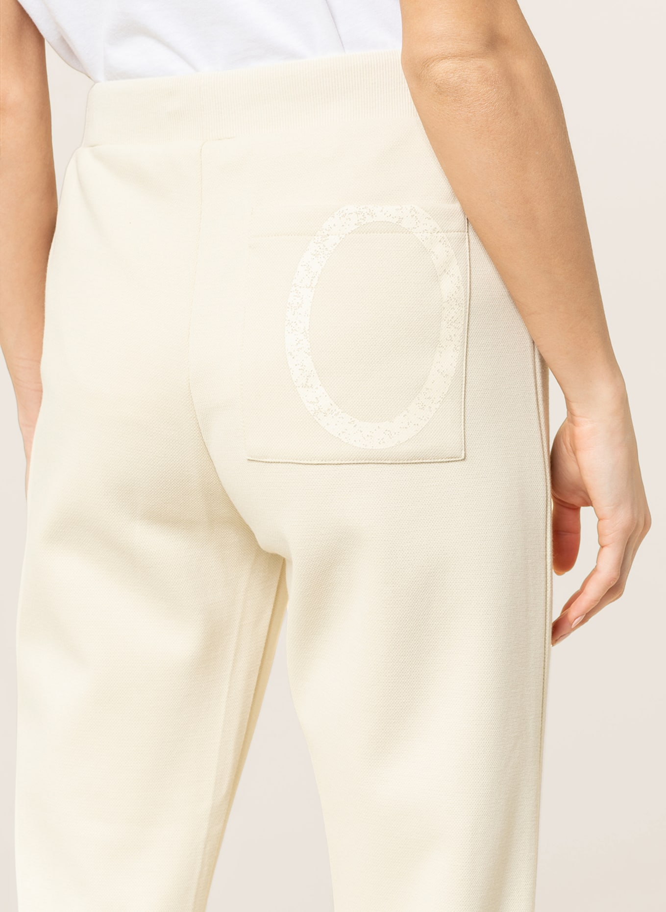 OPUS Spodnie MALOA w stylu dresowym , Kolor: KREMOWY (Obrazek 5)