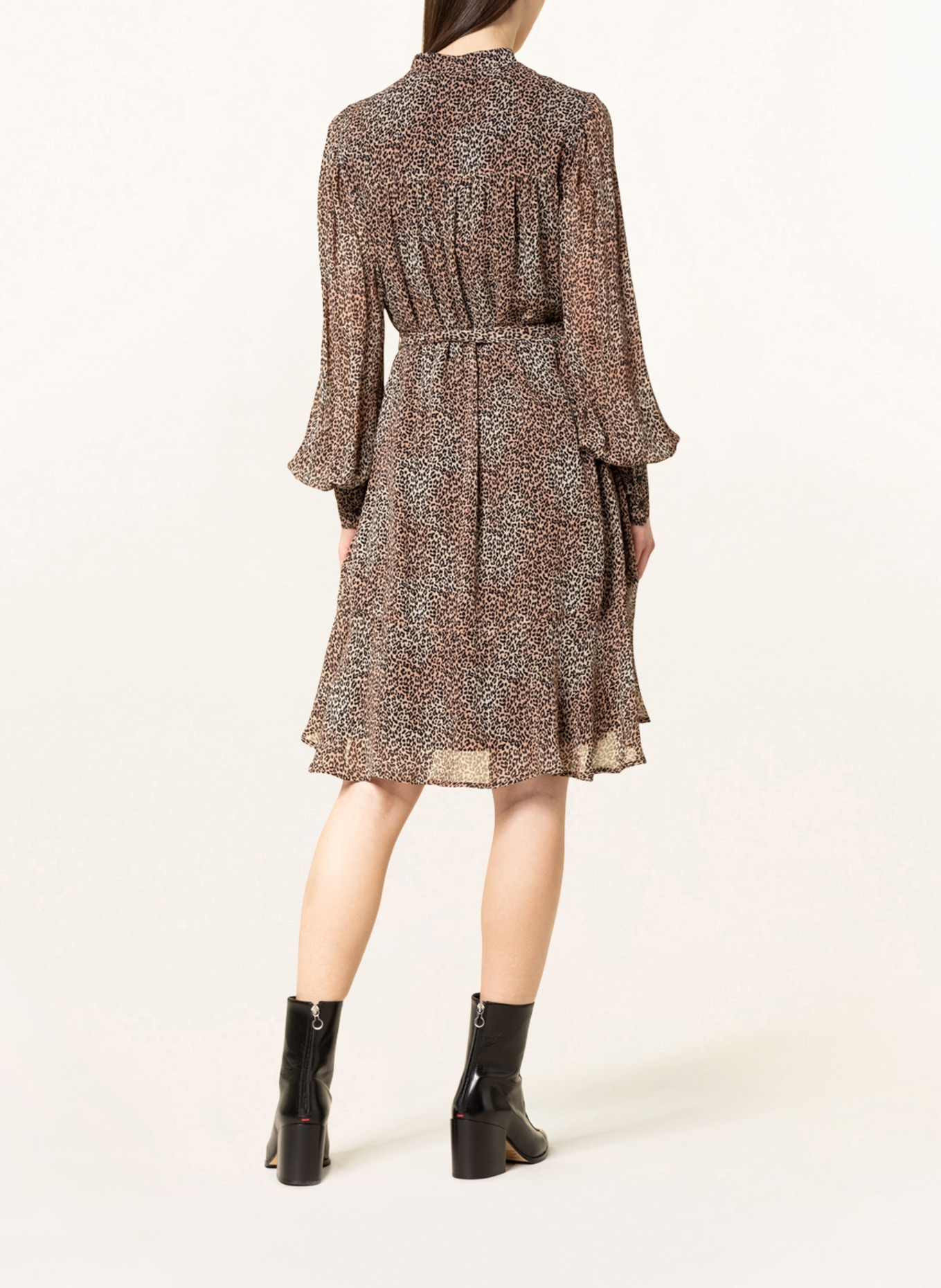 MARC AUREL Dress, Color: BEIGE/ BLACK/ BROWN (Image 3)