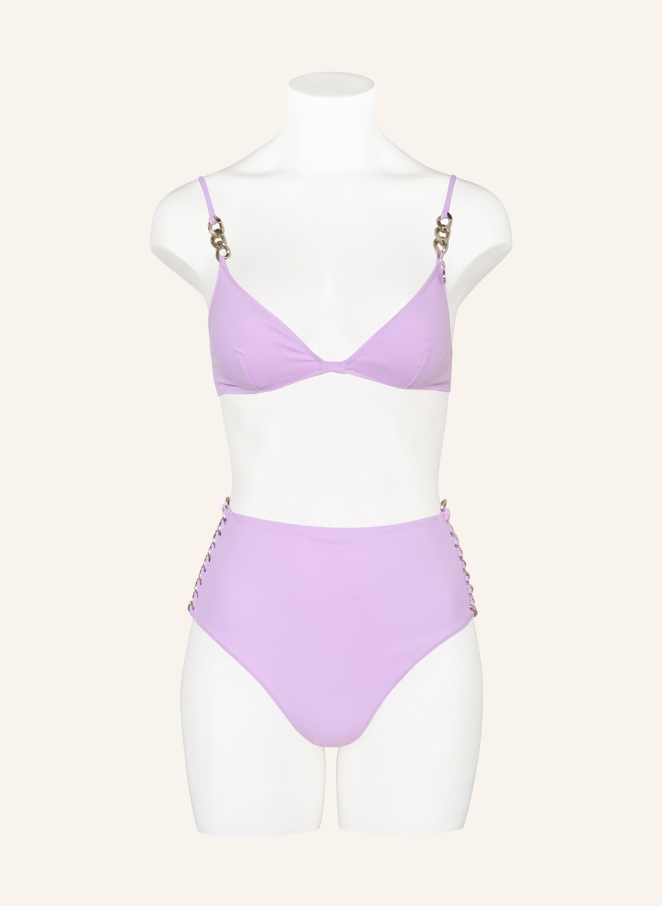 STELLA McCARTNEY SWIMWEAR Dół od bikini FALABELLA, Kolor: RÓŻOWY (Obrazek 2)