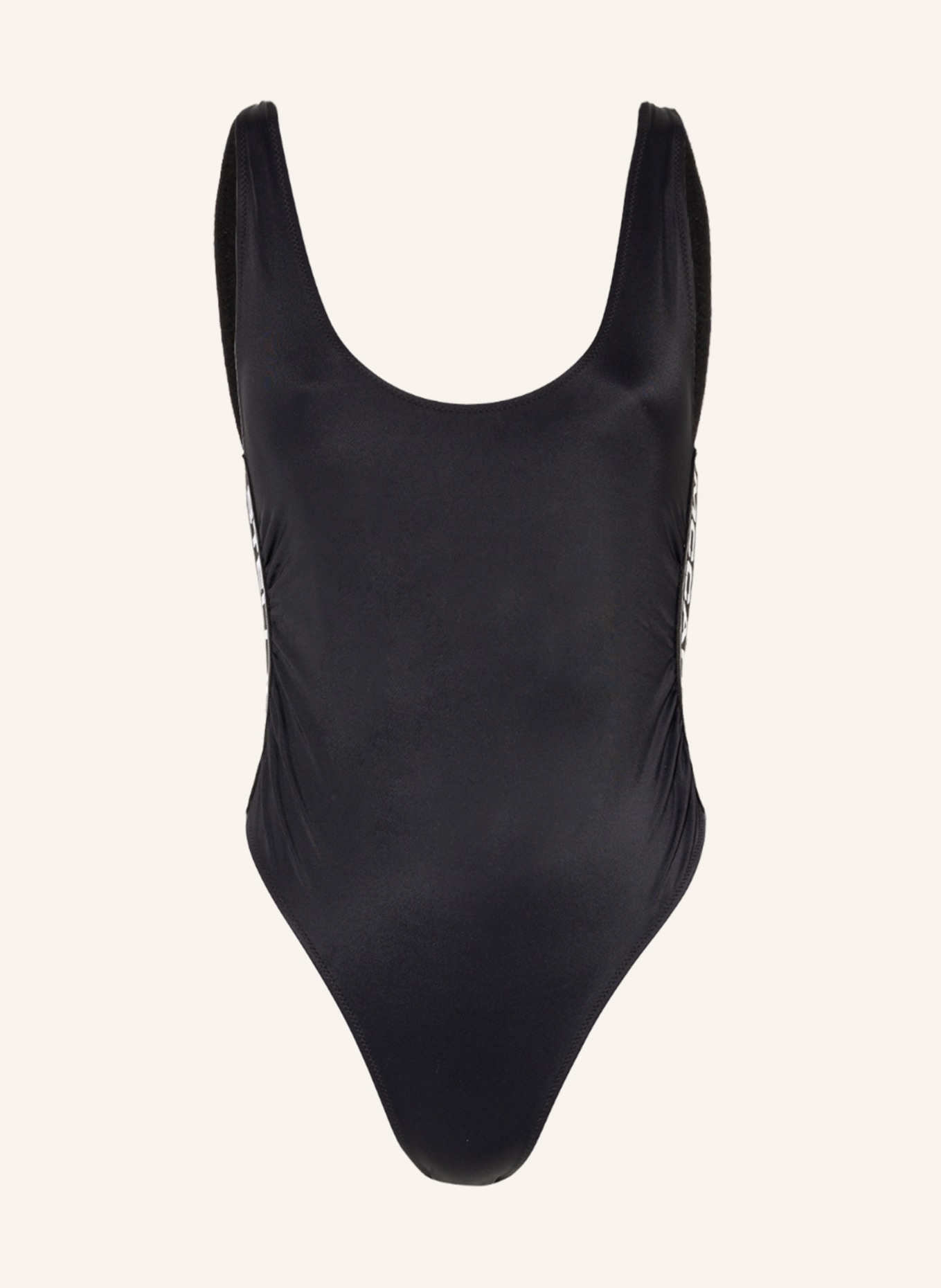 STELLA McCARTNEY SWIMWEAR Swimsuit SPORTY LOGO, Color: BLACK (Image 1)