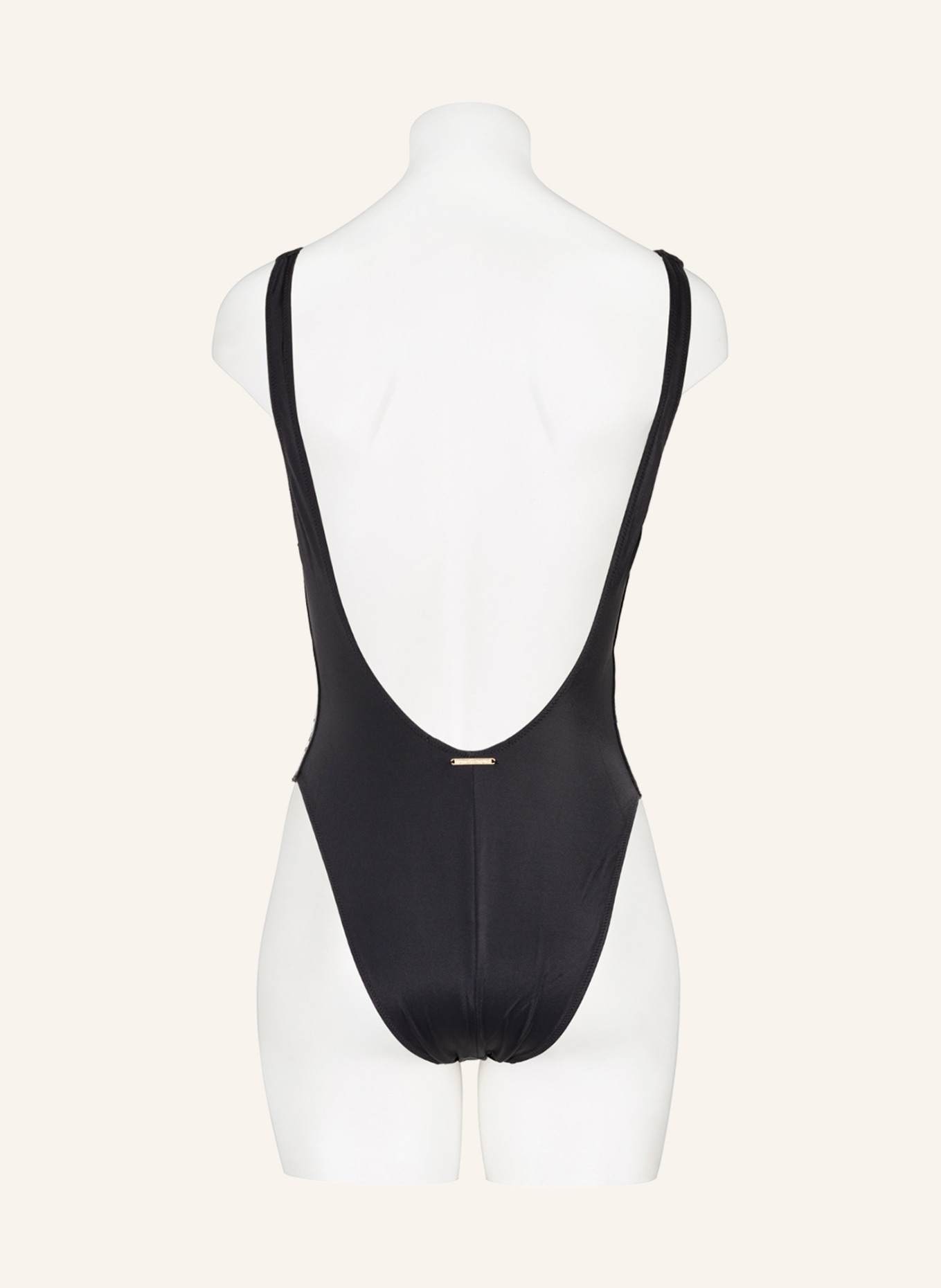 STELLA McCARTNEY SWIMWEAR Swimsuit SPORTY LOGO, Color: BLACK (Image 3)