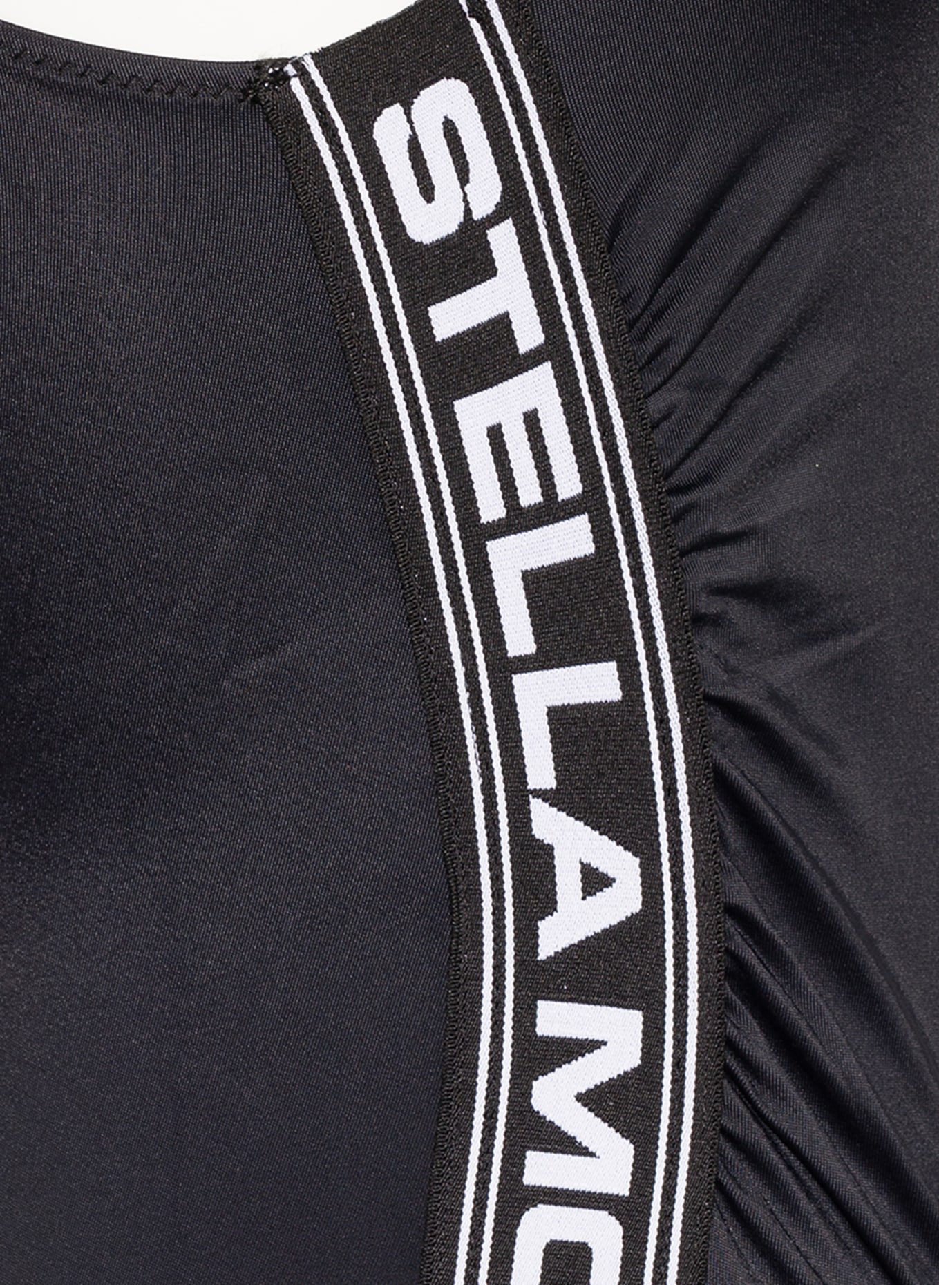 STELLA McCARTNEY SWIMWEAR Swimsuit SPORTY LOGO, Color: BLACK (Image 4)