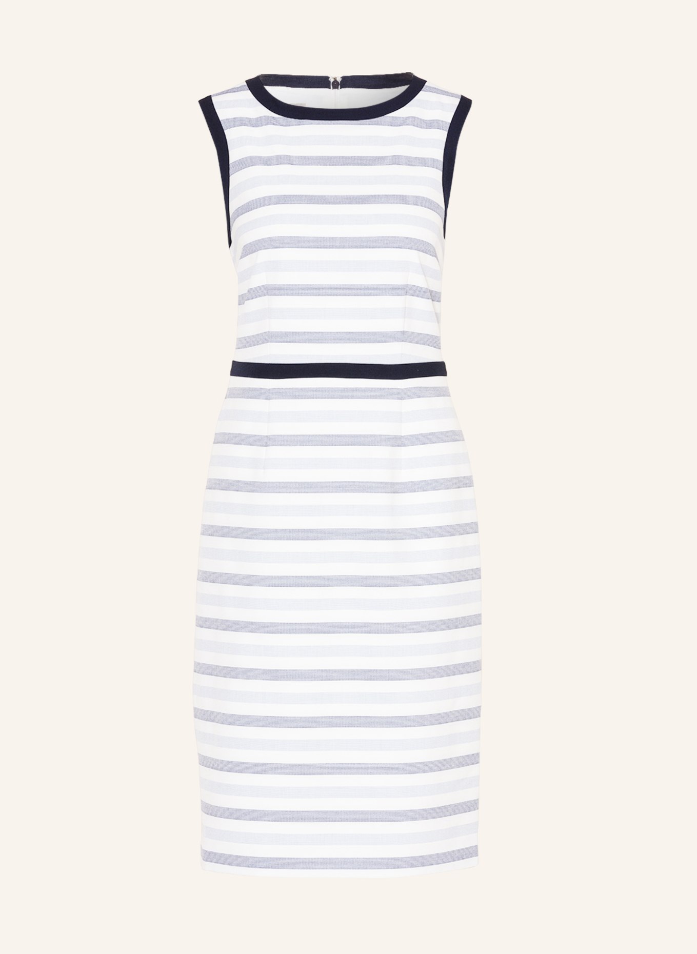 HOBBS Dress MARIANNA, Color: WHITE/ DARK BLUE/ LIGHT BLUE (Image 1)