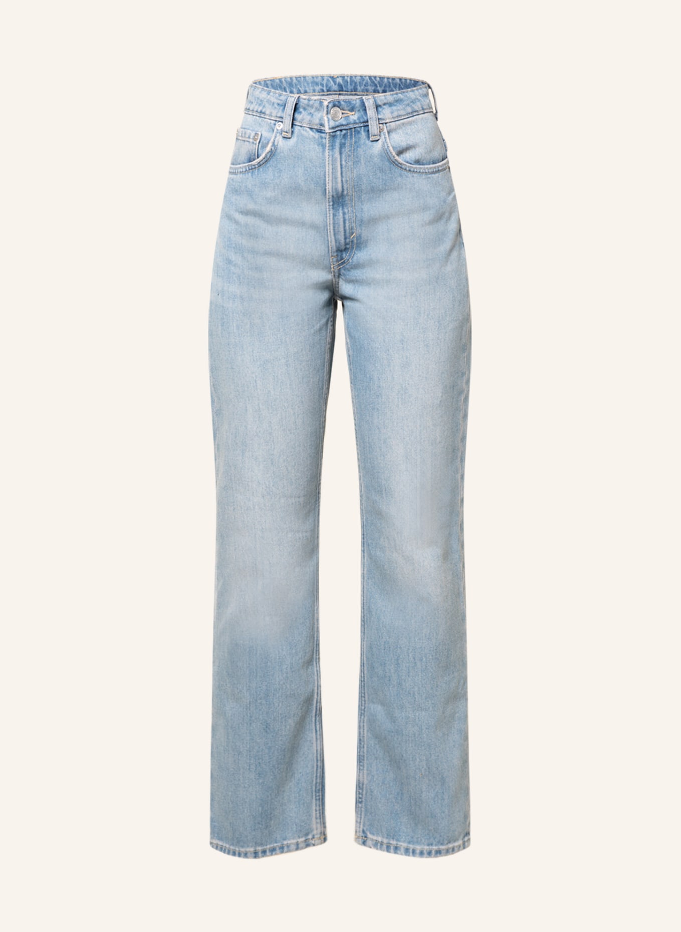 WEEKDAY Straight Jeans VOYAGE , Farbe: 016 Blue dusyt light verona Blue (Bild 1)