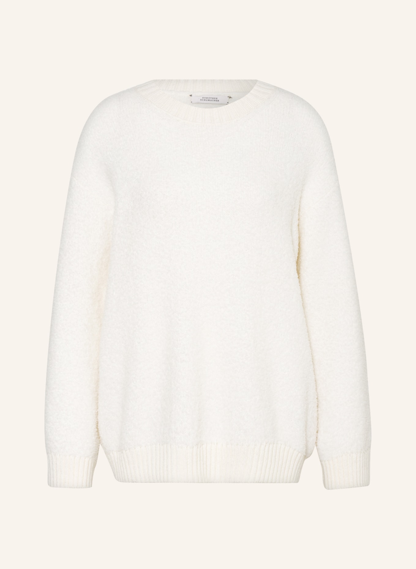 DOROTHEE SCHUMACHER Oversized sweater, Color: WHITE (Image 1)