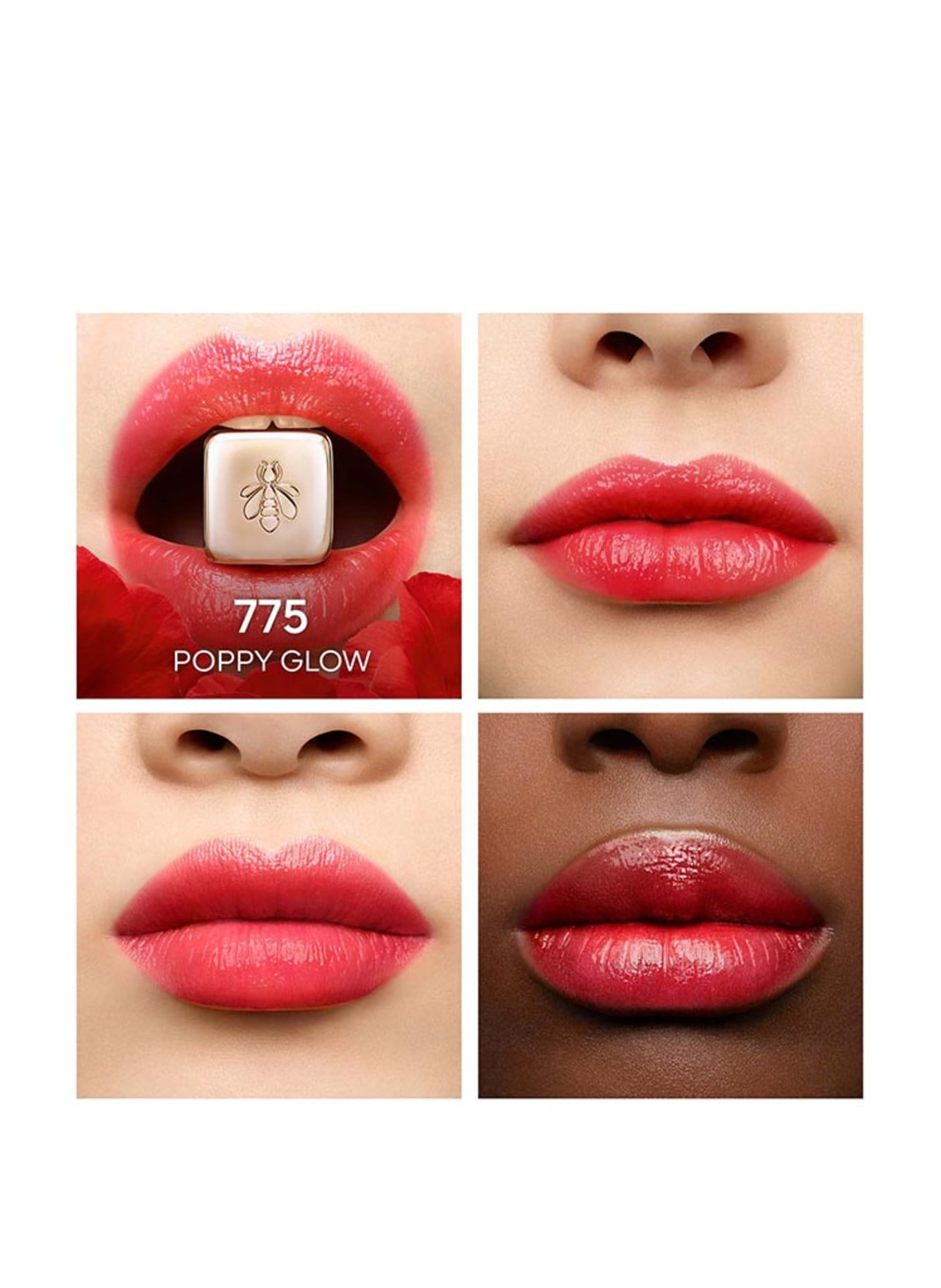 GUERLAIN KISS KISS BEE GLOW: 775 POPPY GLOW