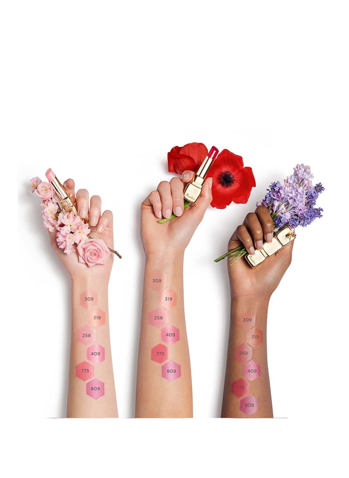 GUERLAIN KISS KISS BEE GLOW: 775 POPPY GLOW