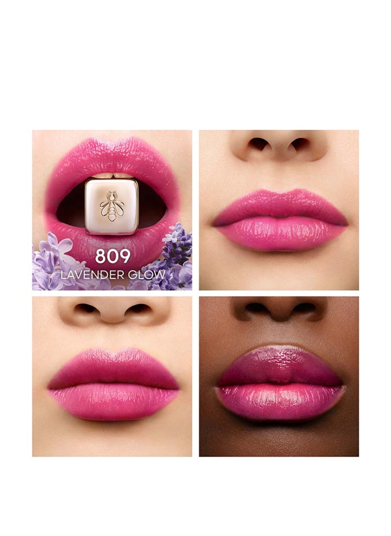 GUERLAIN KISS KISS BEE GLOW: 809 LAVANDER GLOW