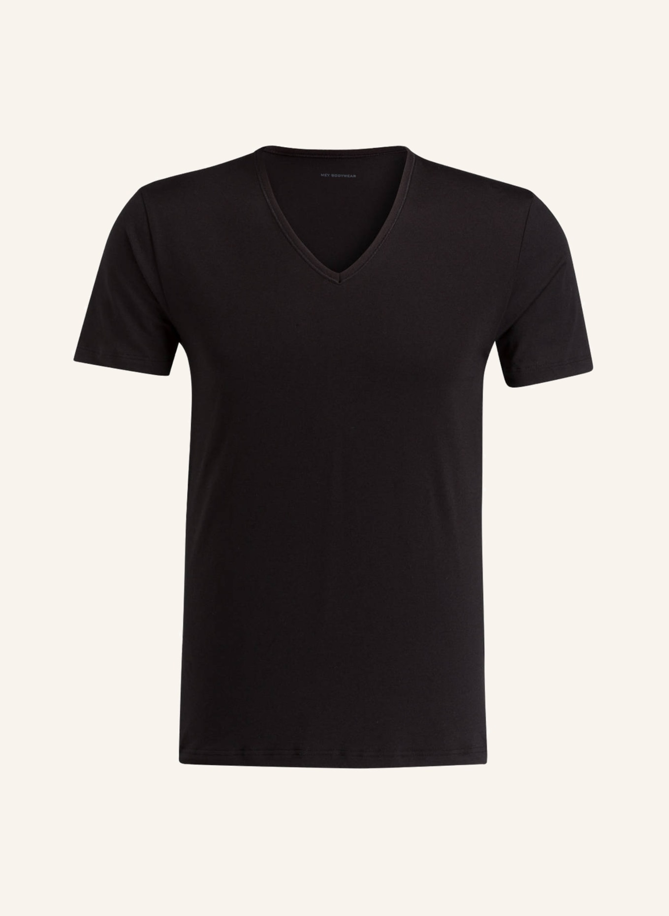 mey V-Shirt Serie DRY COTTON, Farbe: SCHWARZ (Bild 1)