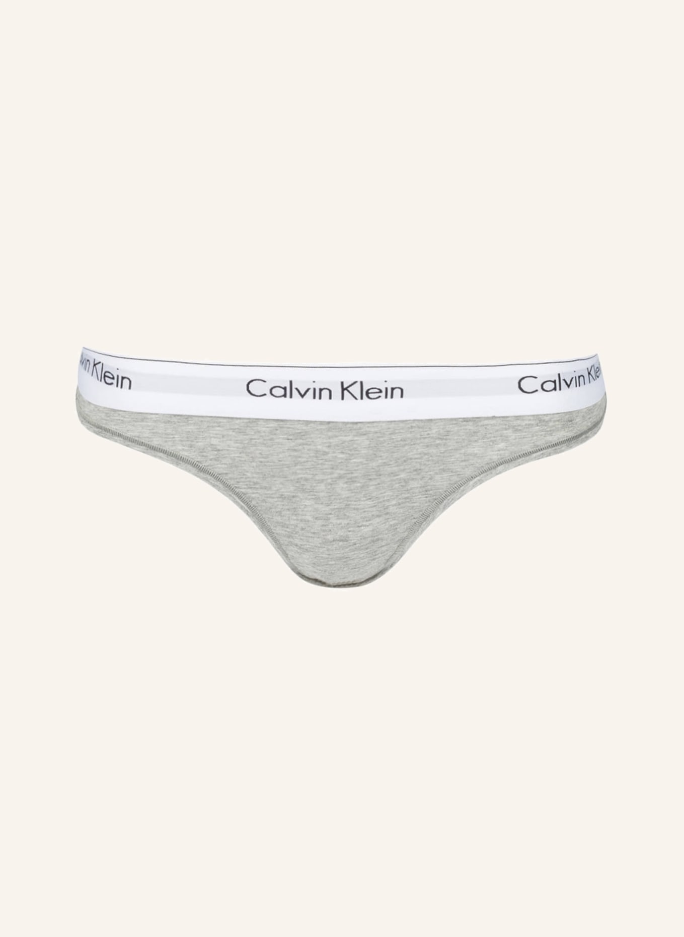 Calvin Klein String MODERN COTTON, Farbe: GRAU MELIERT (Bild 1)