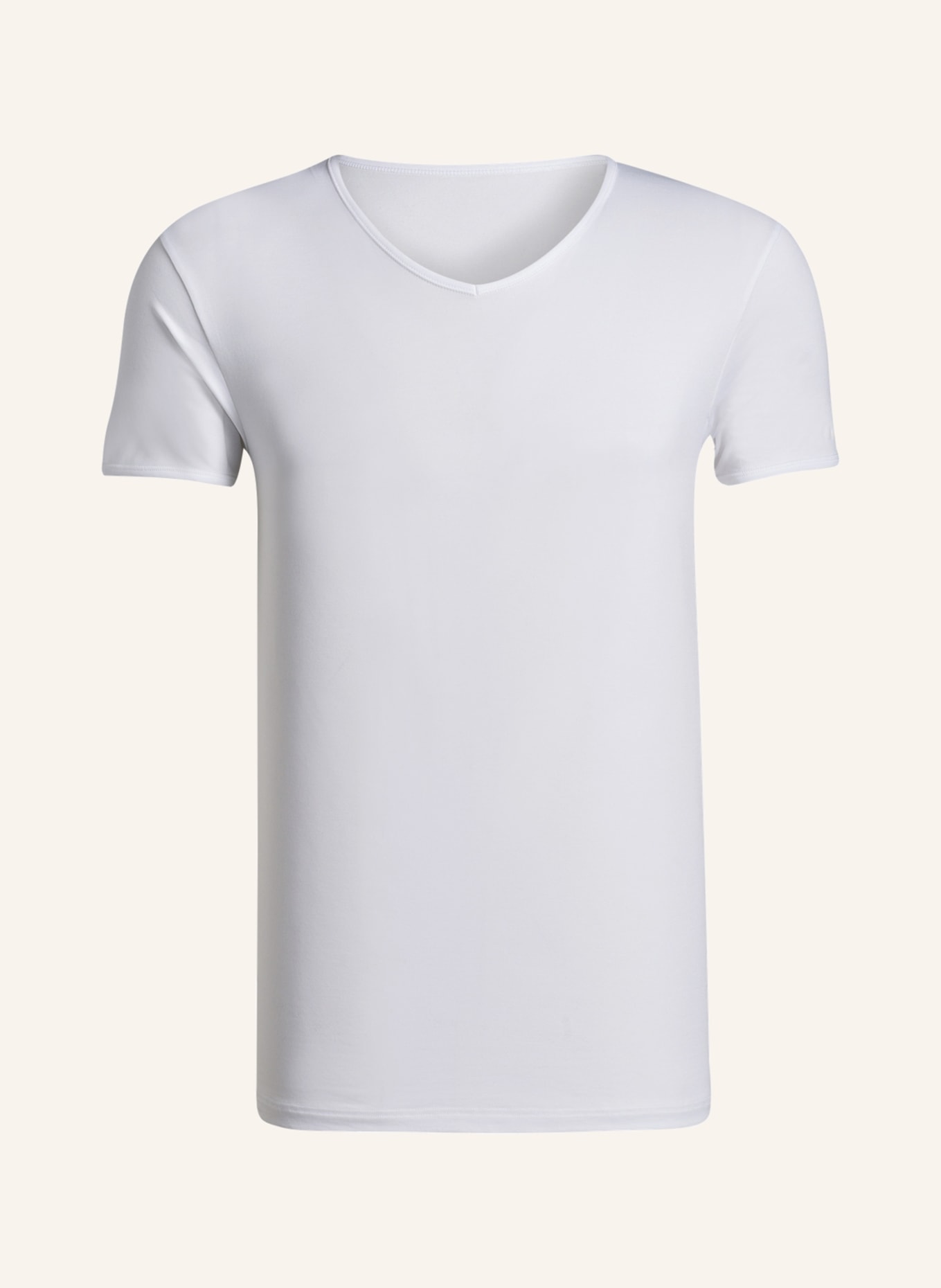 mey V-shirt series SOFTWARE, Color: WHITE (Image 1)