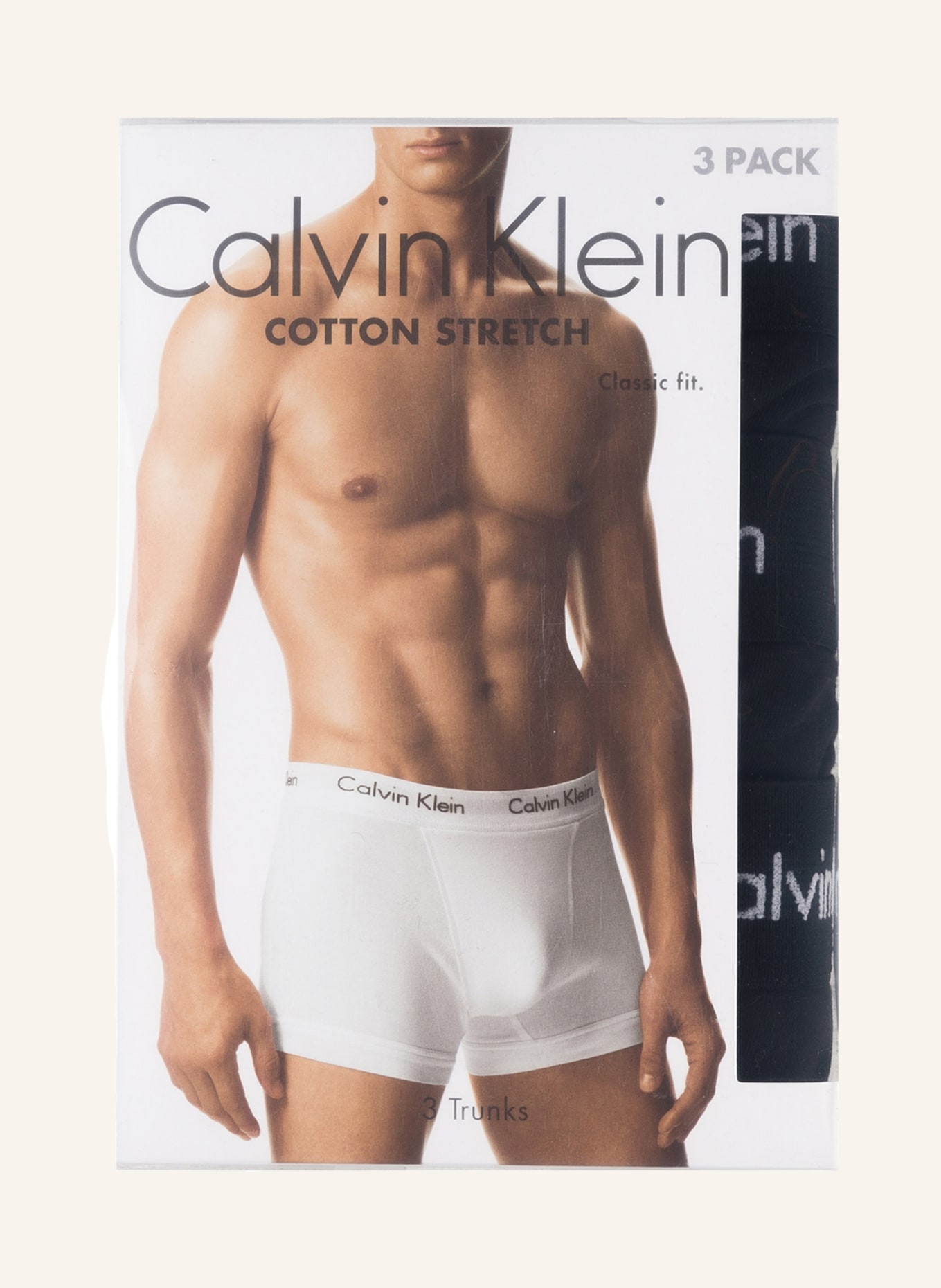 Calvin Klein 3er-Pack Boxershorts COTTON STRETCH , Farbe: SCHWARZ (Bild 3)