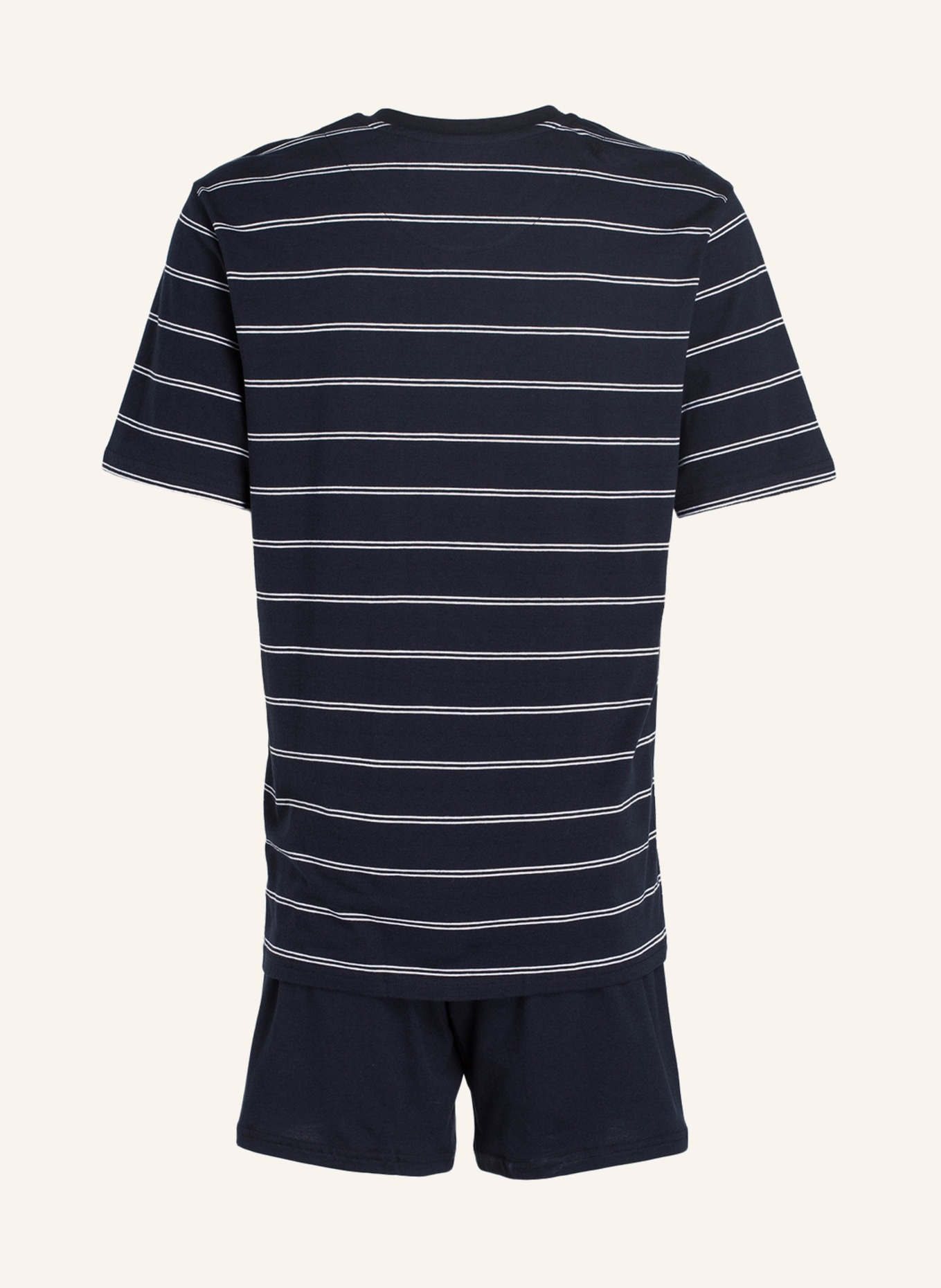 SCHIESSER Shorty-Schlafanzug SELECTED! PREMIUM INSPIRATION, Farbe: DUNKELBLAU (Bild 2)