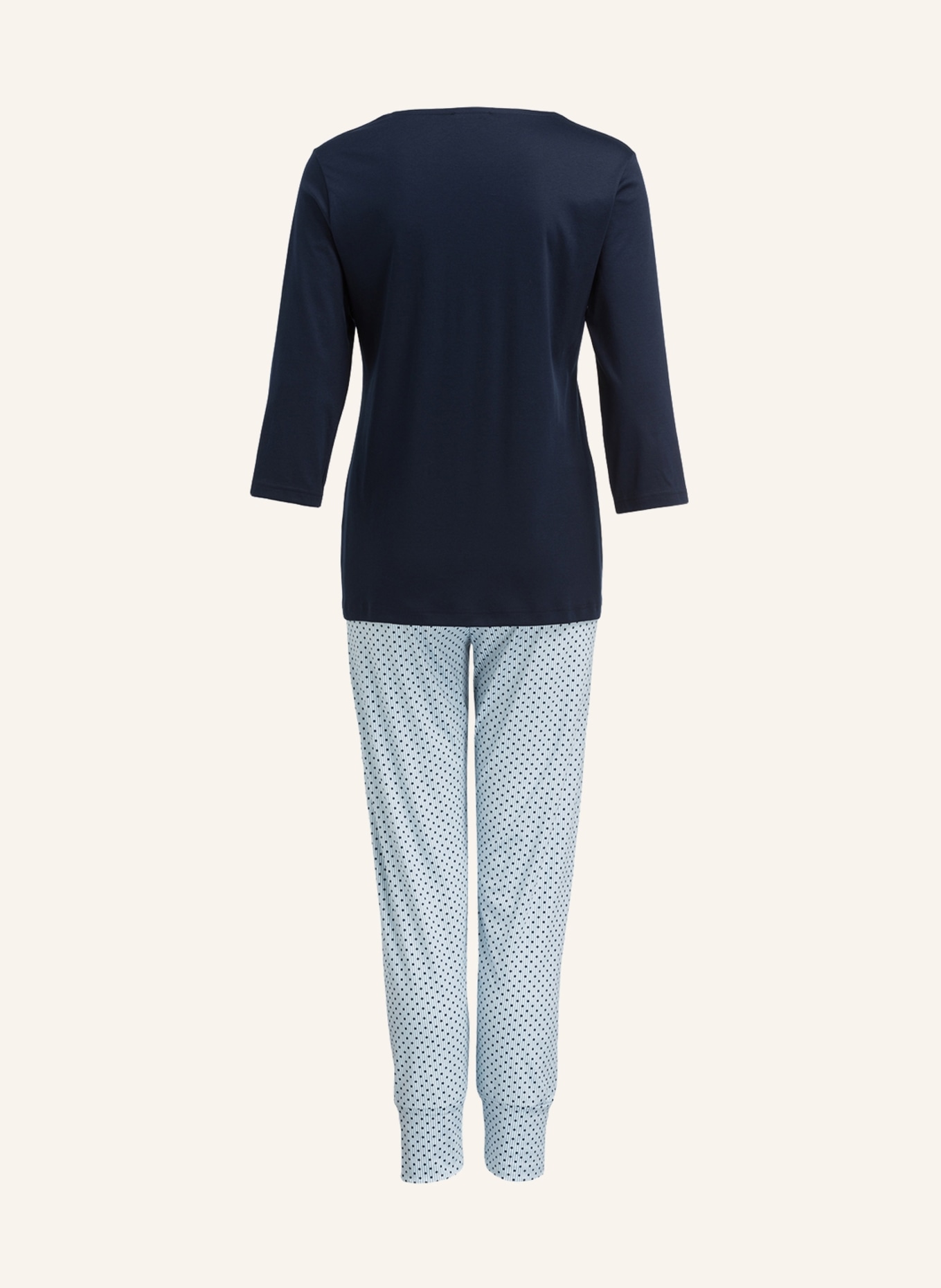 mey Schlafanzug, Farbe: DUNKELBLAU/ HELLBLAU/ WEISS (Bild 2)