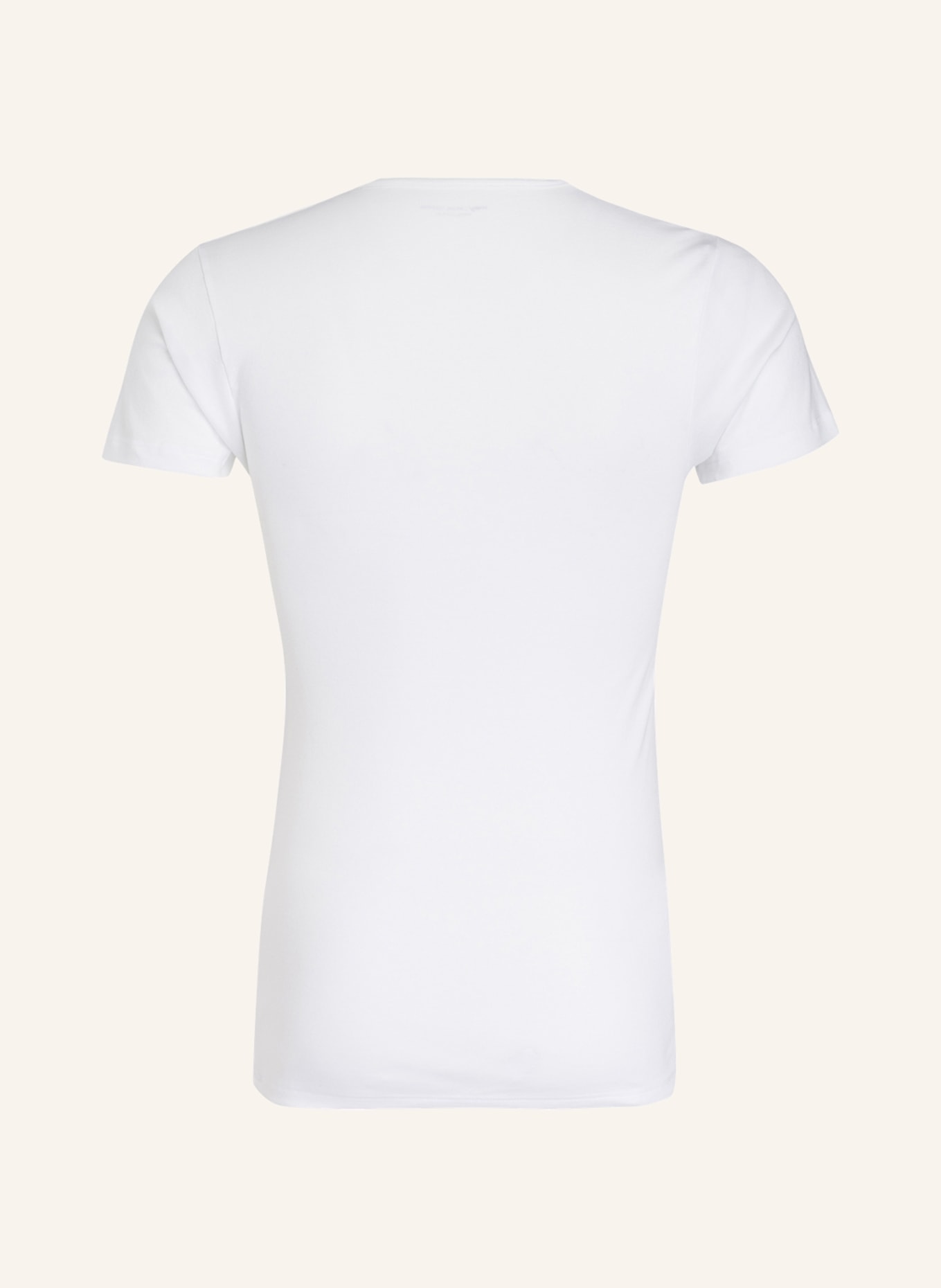 mey V-Shirt Serie CASUAL COTTON, Farbe: WEISS (Bild 2)