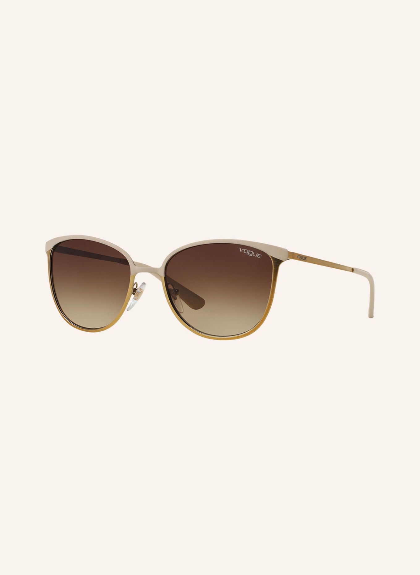 VOGUE Sunglasses VO4002S, Color: 996S13 - GOLD/ CREME/ BROWN GRADIENT (Image 1)