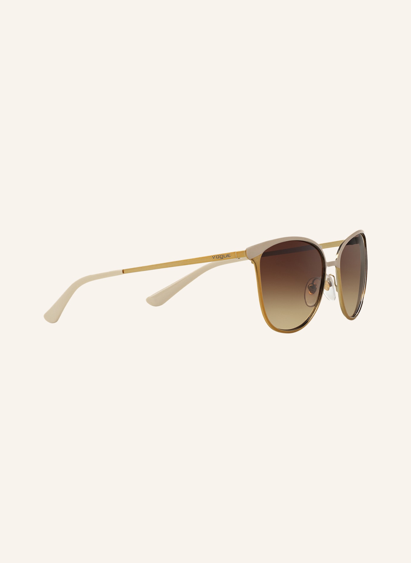 VOGUE Sunglasses VO4002S, Color: 996S13 - GOLD/ CREME/ BROWN GRADIENT (Image 3)