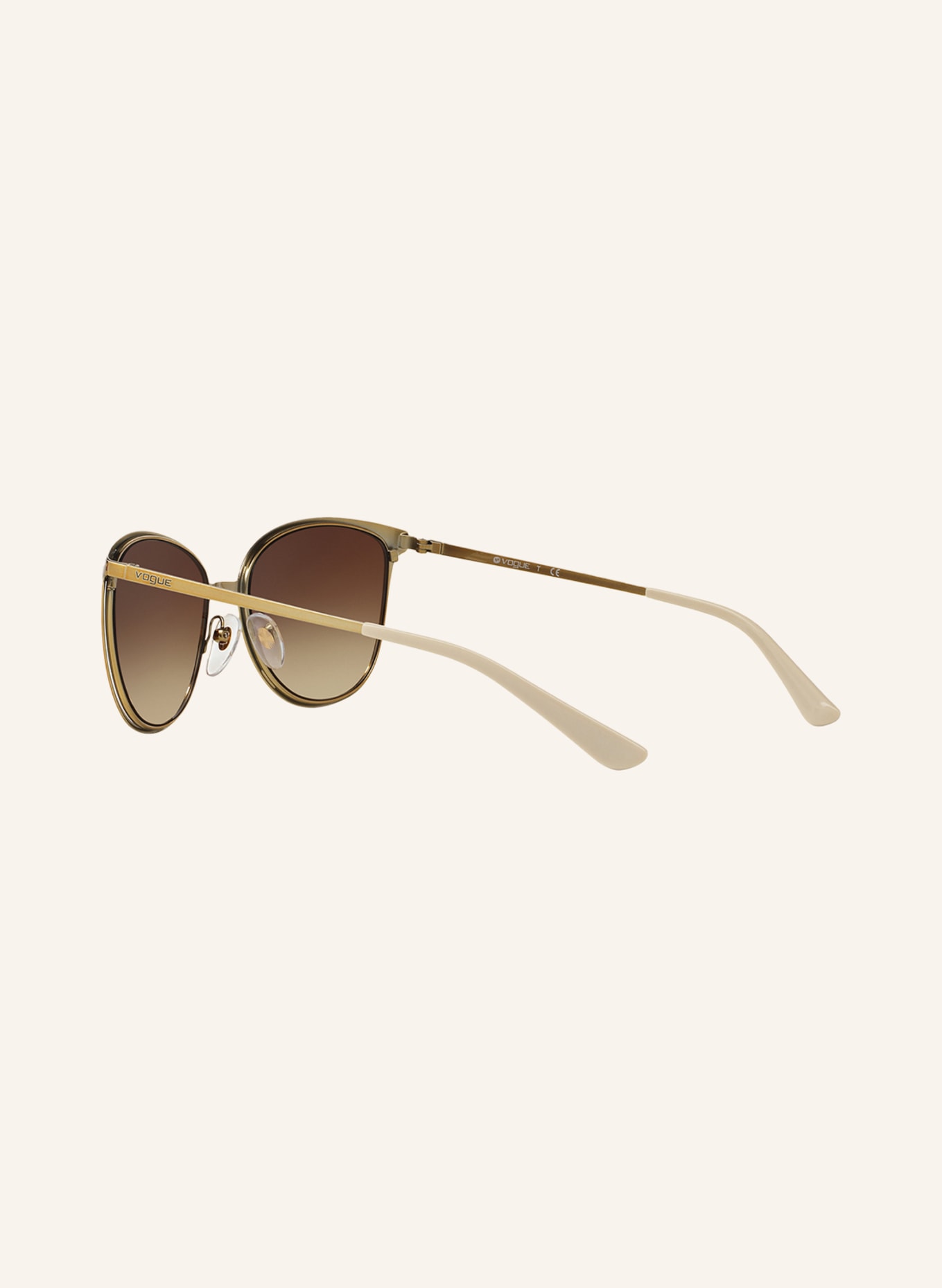 VOGUE Sunglasses VO4002S, Color: 996S13 - GOLD/ CREME/ BROWN GRADIENT (Image 4)