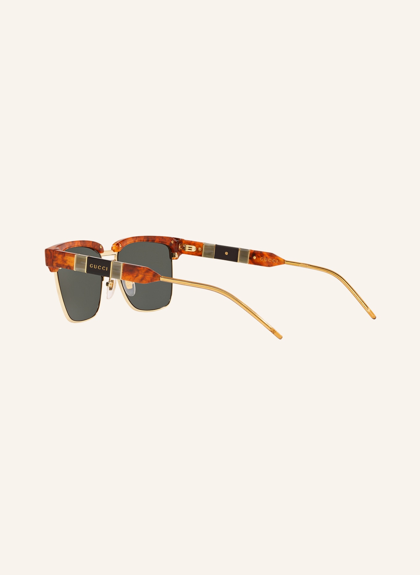 GUCCI Sunglasses GG0603S, Color: 4402J1 - HAVANA/GOLD/DARK GRAY (Image 4)