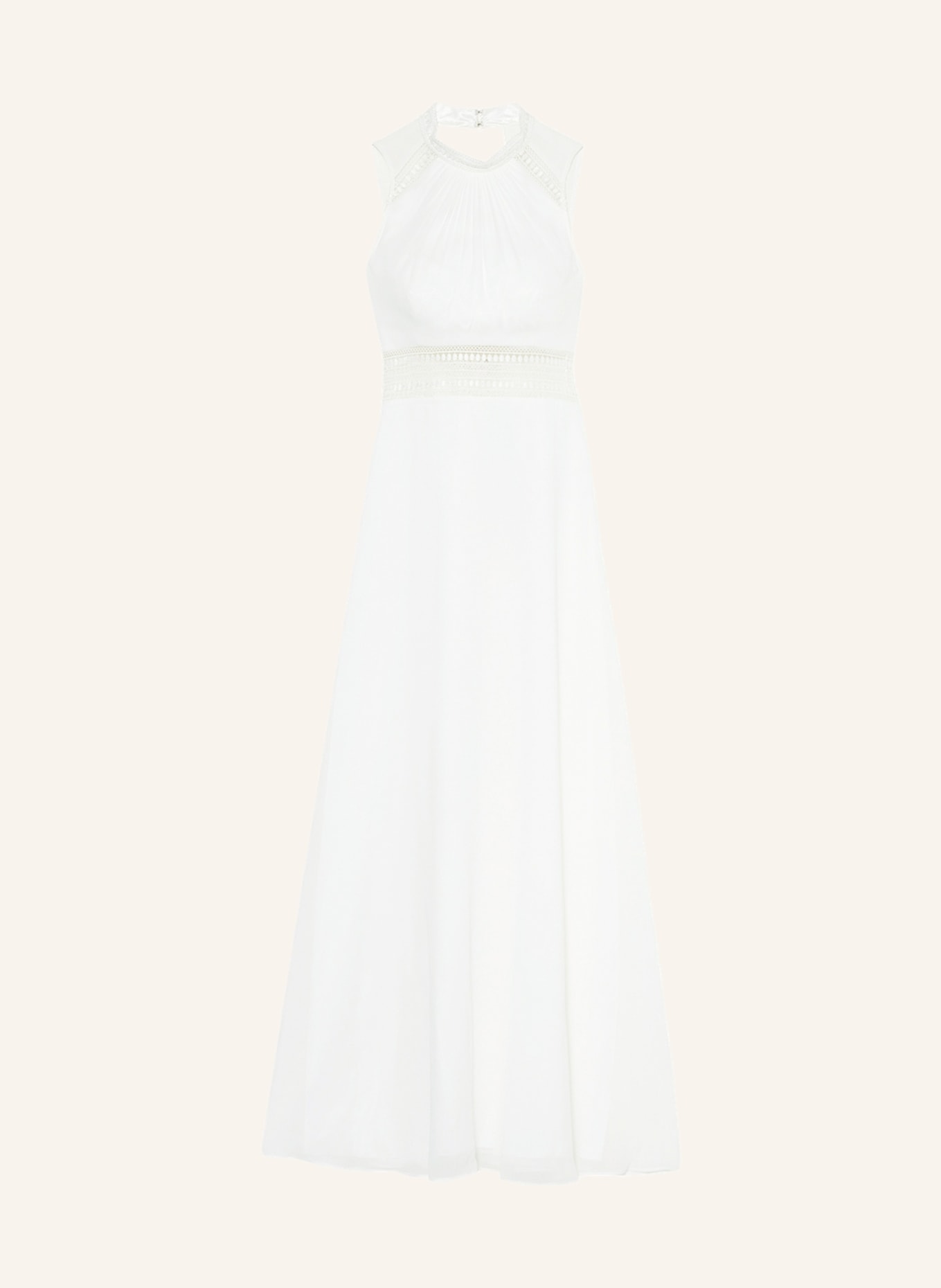 VM VERA MONT Abendkleid mit Häkelspitze, Farbe: WEISS (Bild 1)