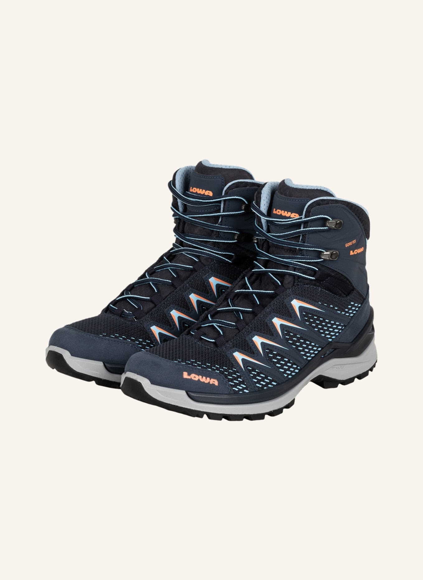 LOWA Outdoor shoes INNOX PRO GTX MID , Color: GRAY/ LIGHT BLUE (Image 1)