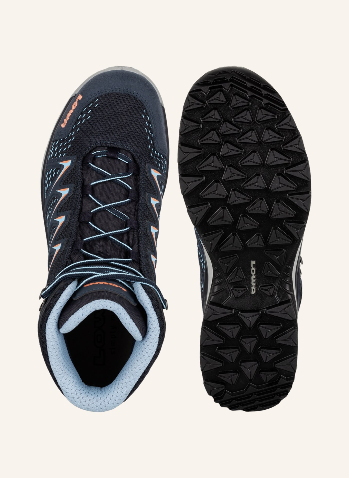 LOWA Outdoor-Schuhe INNOX PRO GTX MID , Farbe: GRAU/ HELLBLAU (Bild 5)