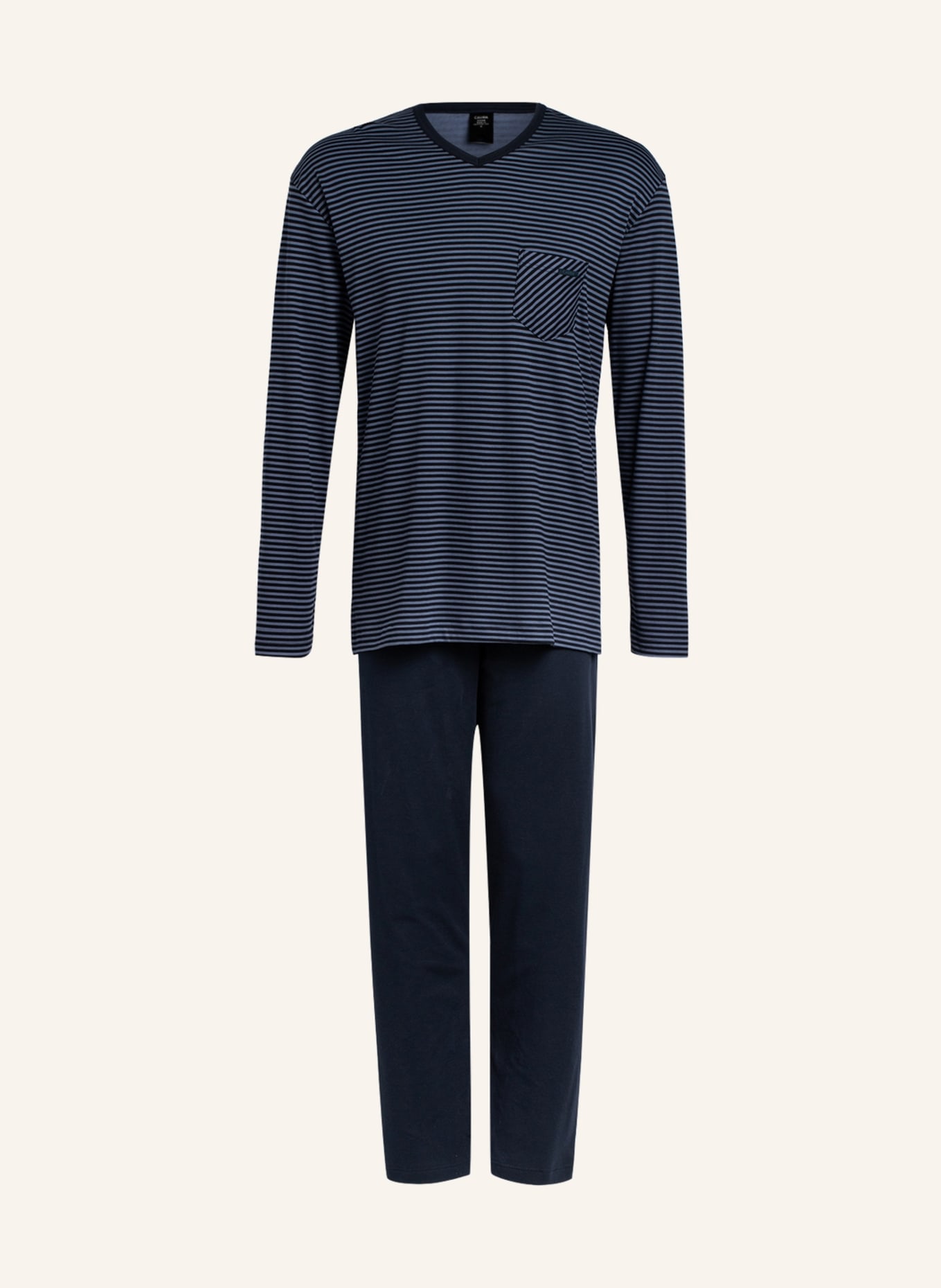 CALIDA Schlafanzug RELAX STREAMLINE, Farbe: BLAU (Bild 1)