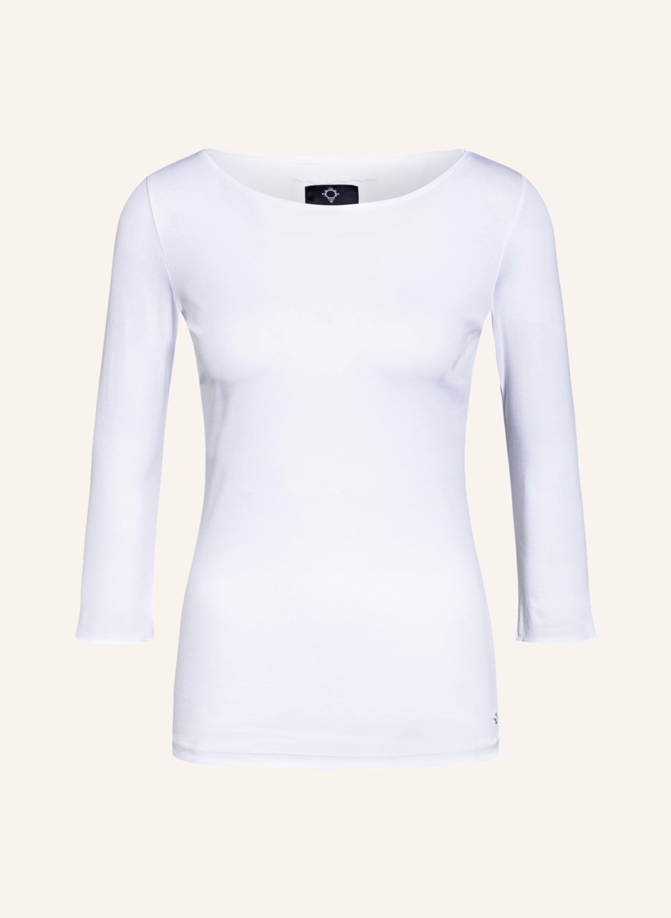 BOVIVA Shirt with 3/4 sleeves , Color: WHITE (Image 1)