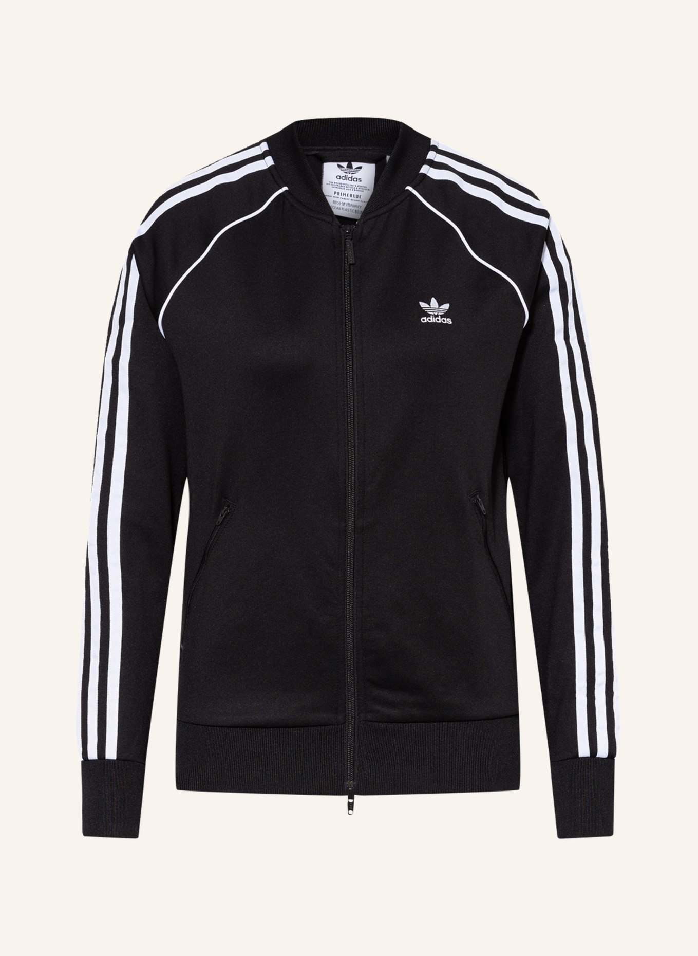 adidas Originals Training jacket PRIMEBLUE SST ORIGINALS, Color: BLACK/ WHITE (Image 1)
