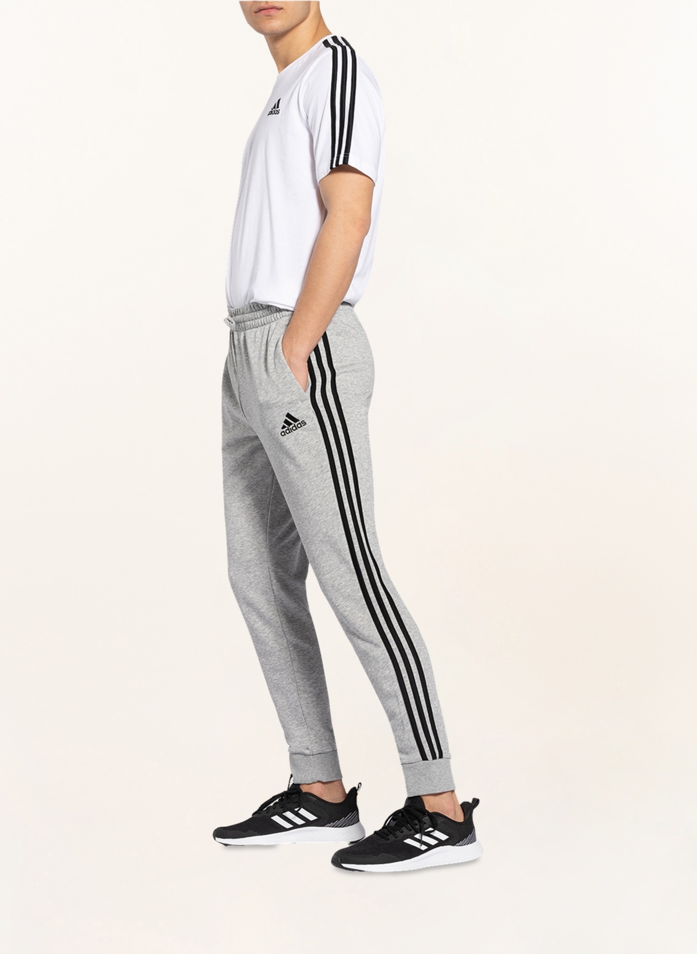 adidas Sweatpants ESSENTIALS: LIGHT GRAY