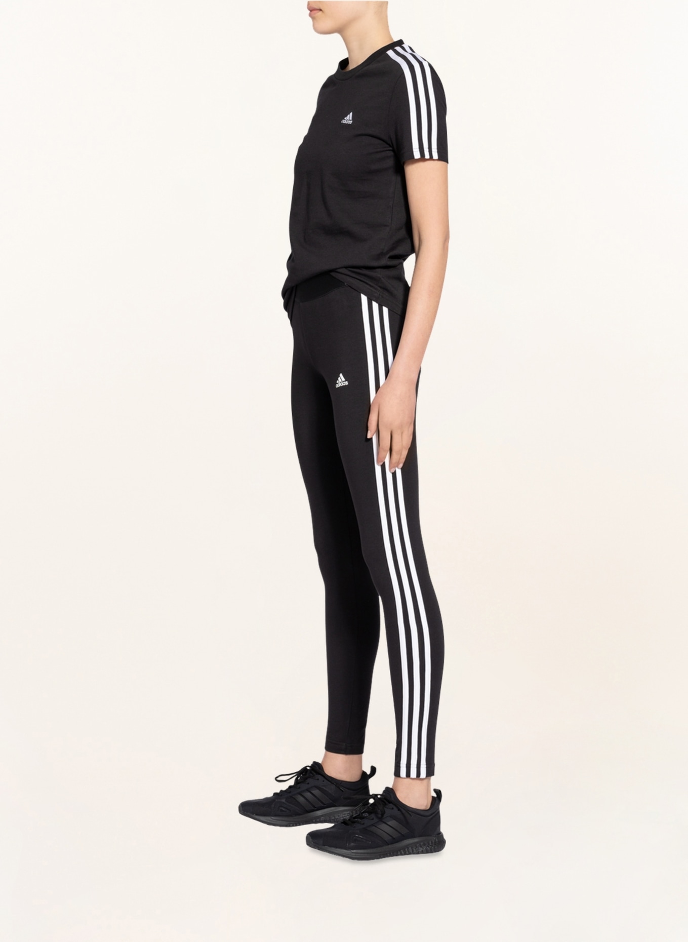 adidas Tights LOUNGEWEAR ESSENTIALS, Color: BLACK/ WHITE (Image 4)