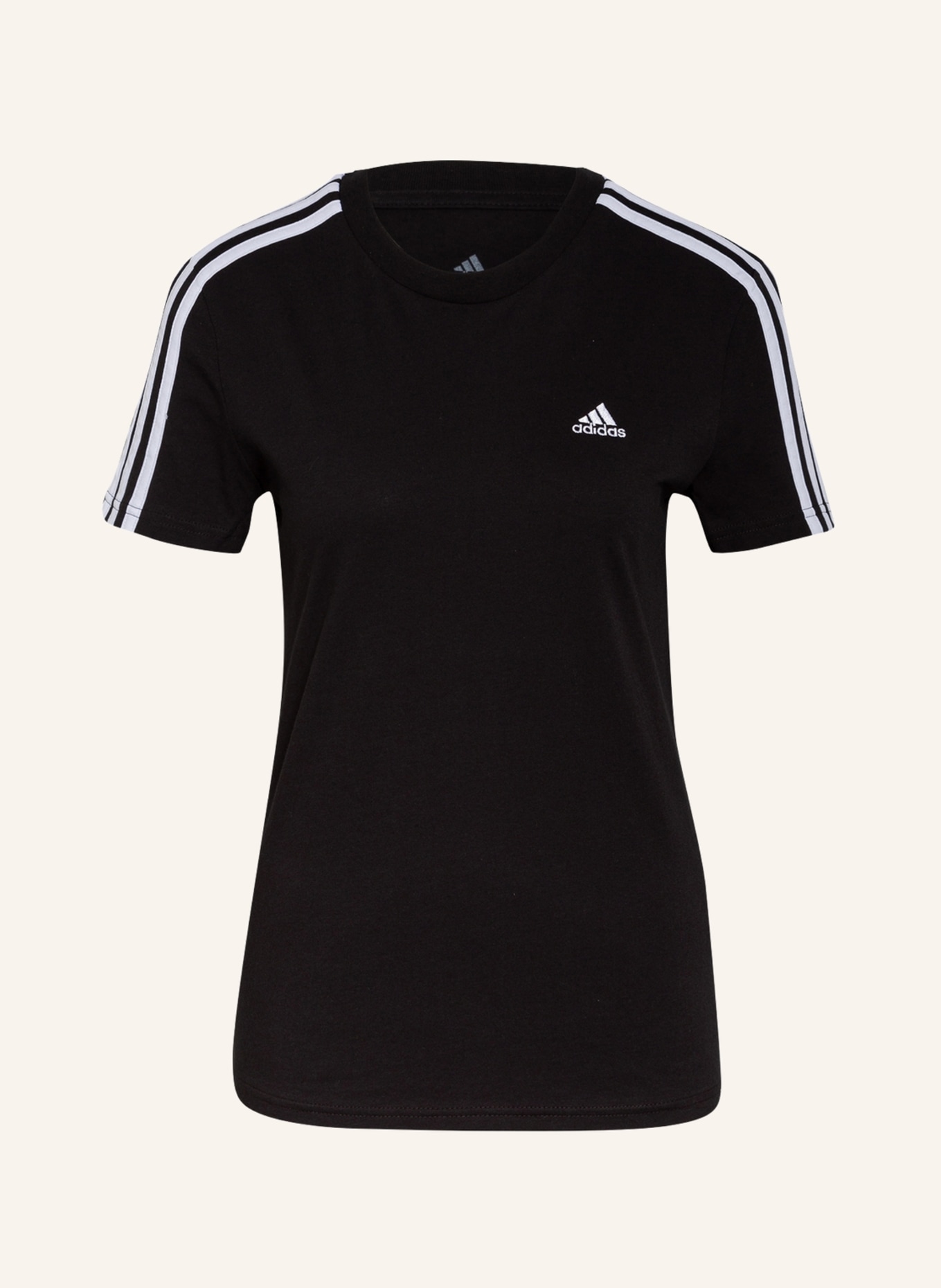 adidas T-shirt LOUNGEWEAR ESSENTIALS, Color: BLACK/ WHITE (Image 1)