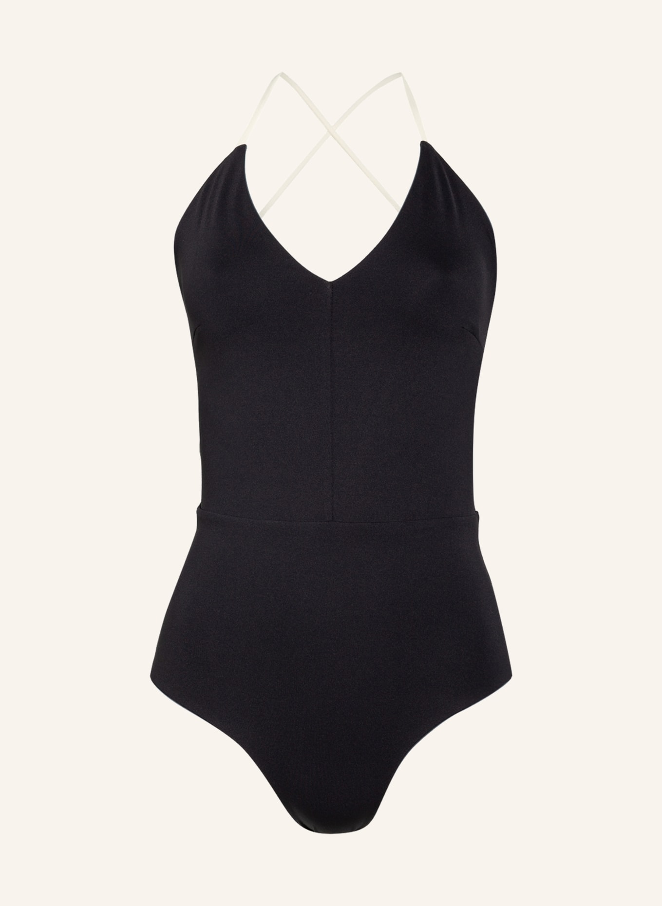 MYMARINI Swimsuit SUMMERSUIT reversible with UV protection 50+, Color: BLACK/ GRAY/ ECRU (Image 1)