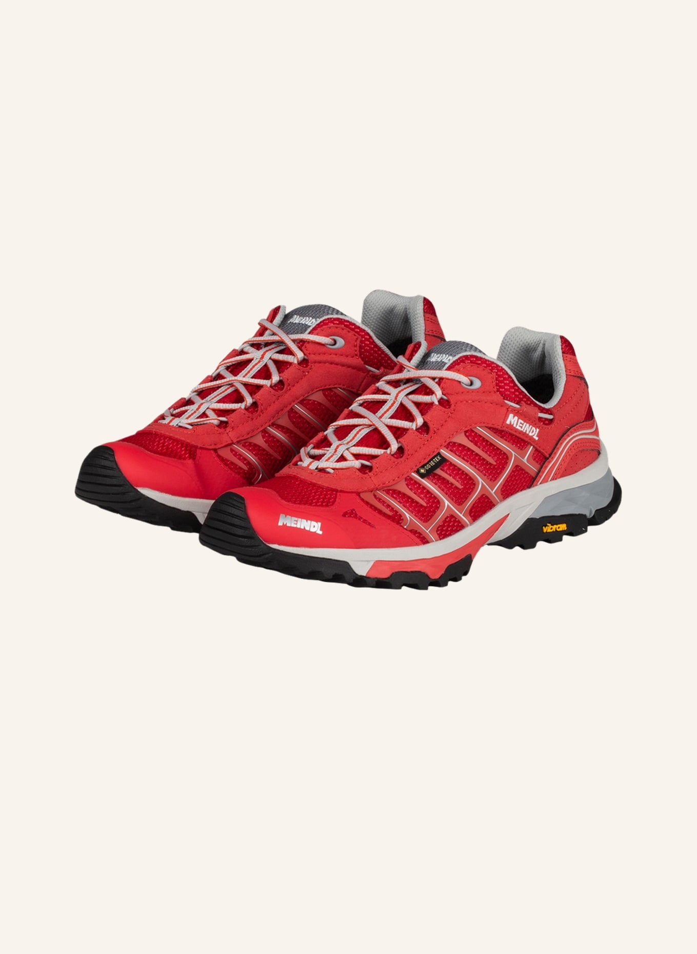 MEINDL Trekking shoes FINALE GTX, Color: RED/ LIGHT GRAY (Image 1)