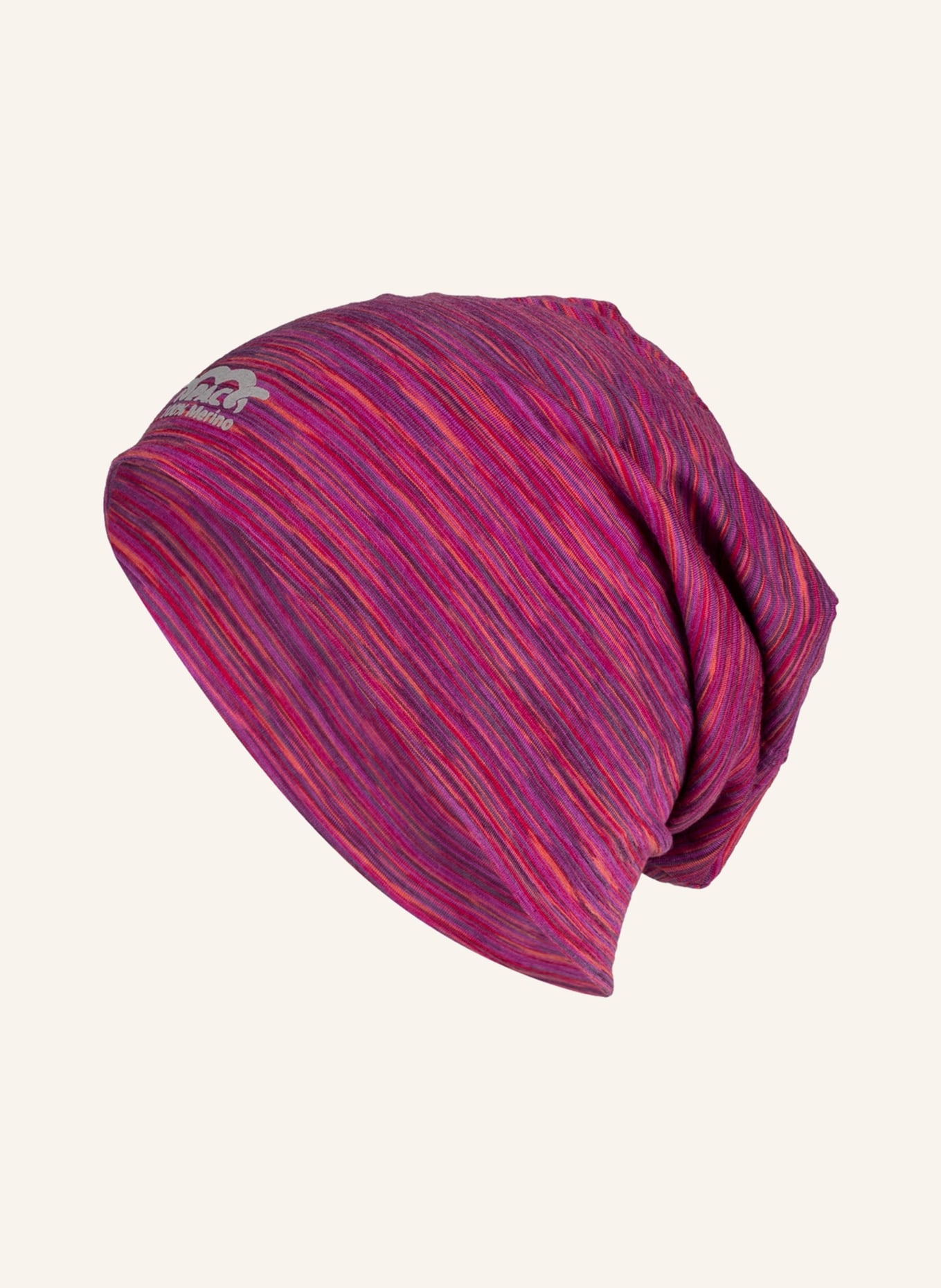 P.A.C. Multifunctional beanie made of merino wool, Color: PINK/ PURPLE/ ORANGE (Image 2)