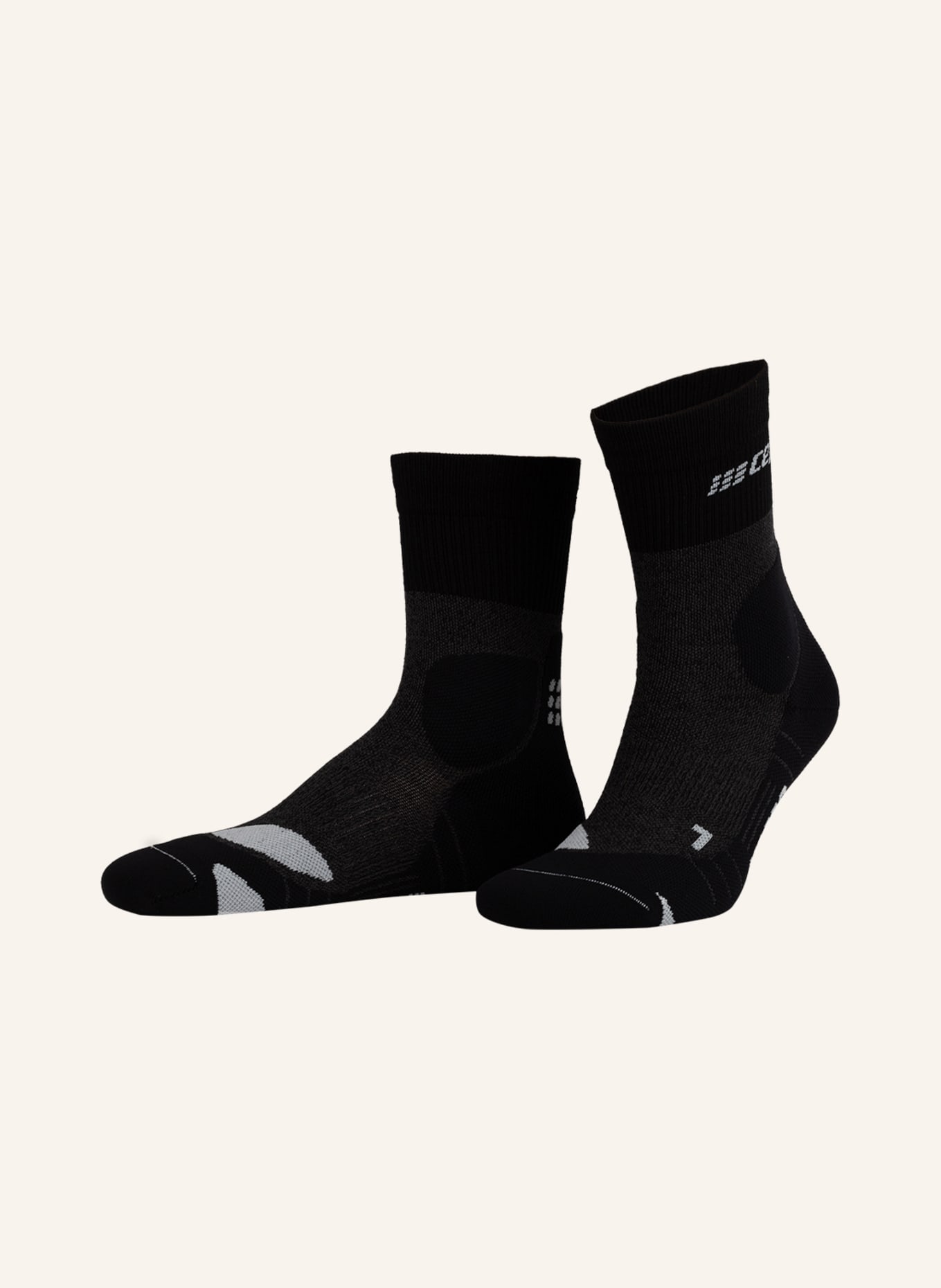 cep Trekking socks MERINO COMPRESSION MID CUT, Color: stonegrey / grey *NEW* (Image 1)