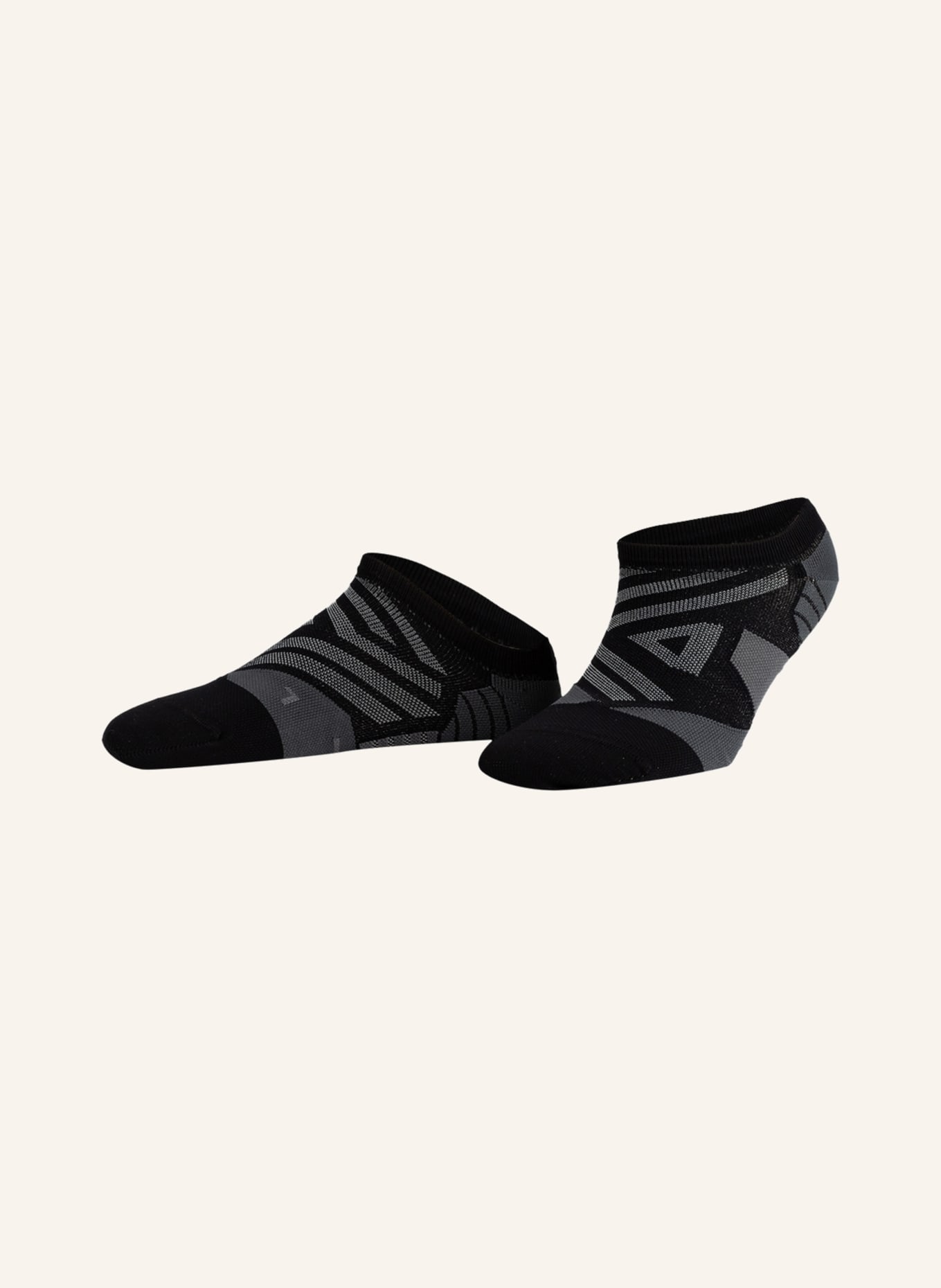 On Sneaker socks , Color: 00061 BLACK / SHADOW (Image 1)