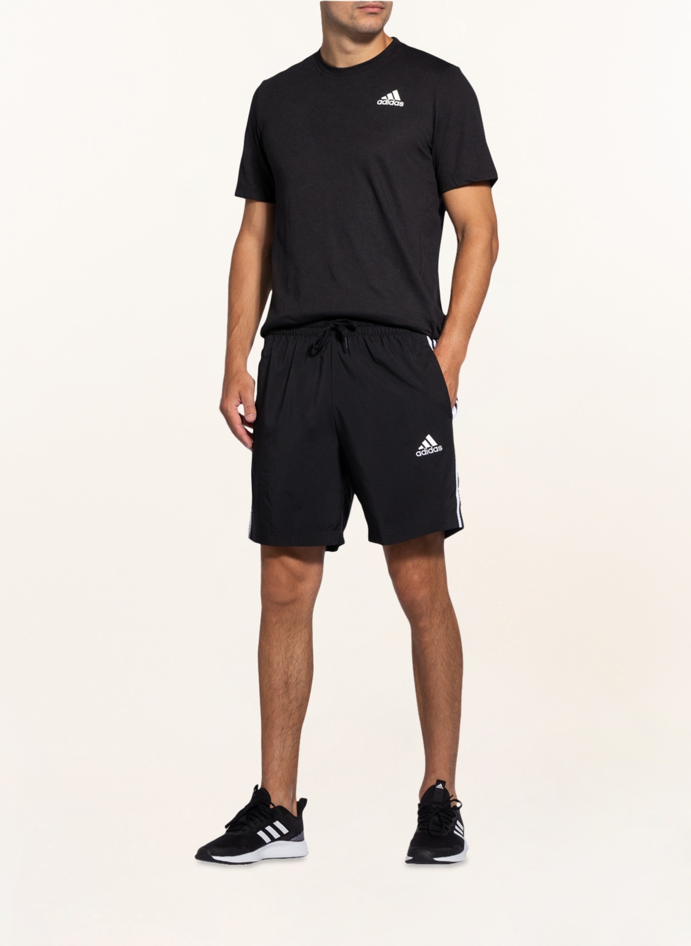 adidas Training shorts AEROREADY ESSENTIALS , Color: BLACK (Image 2)