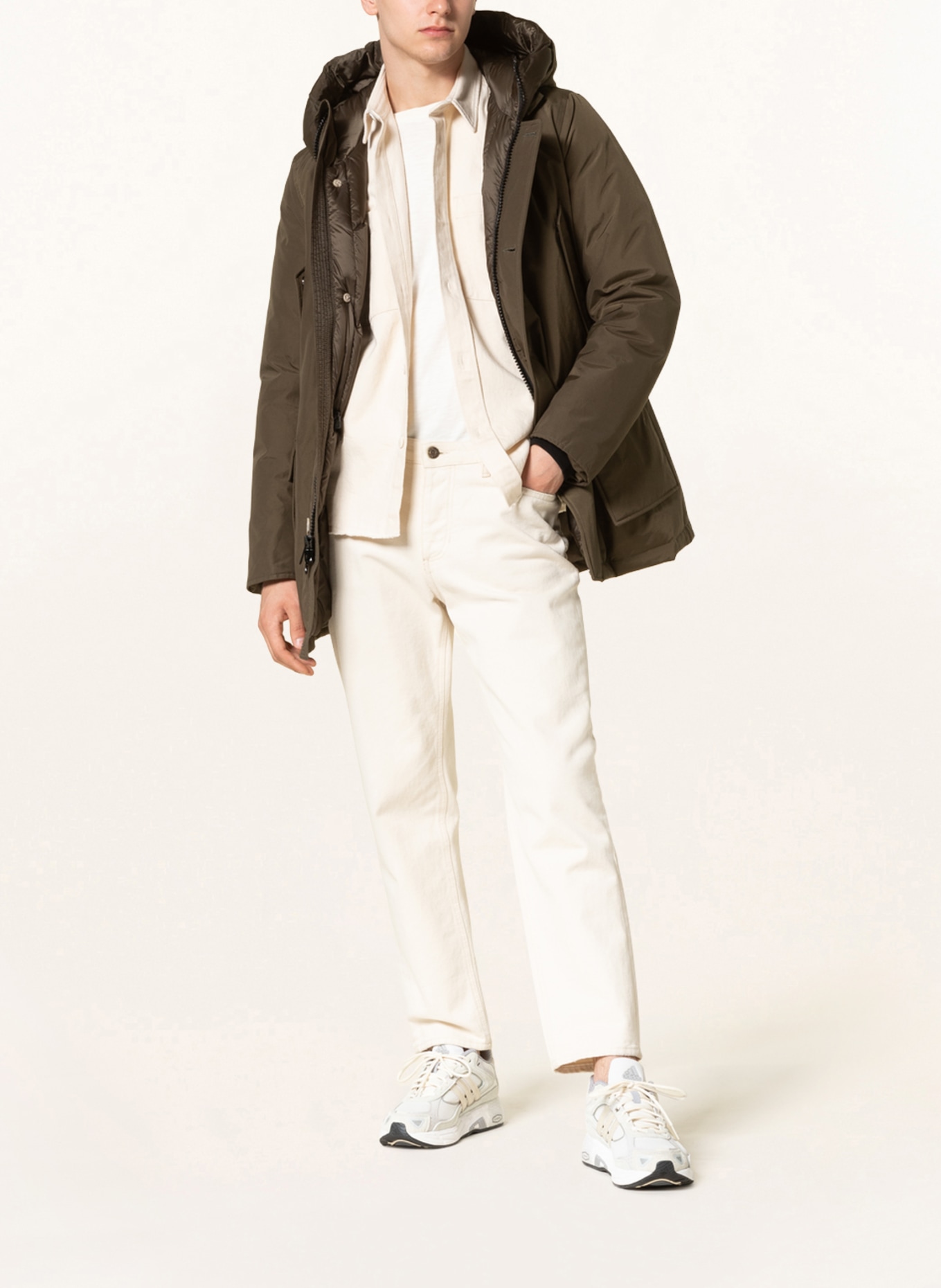 WOOLRICH Daunenparka ARCTIC: DUNKELGRÜN