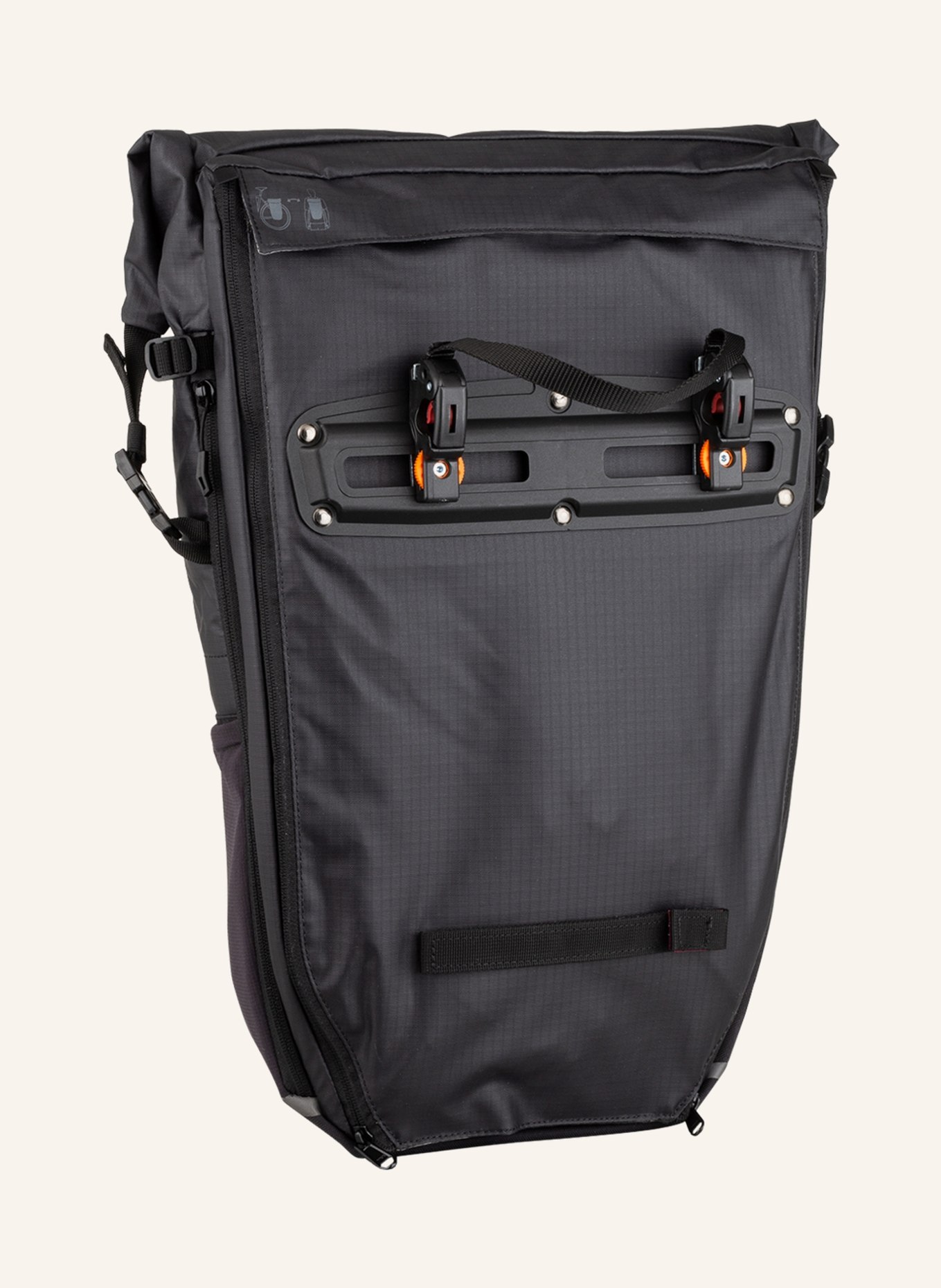 VAUDE 2-in-1 cycling bag CITYGO BIKE 23 l, Color: BLACK (Image 2)