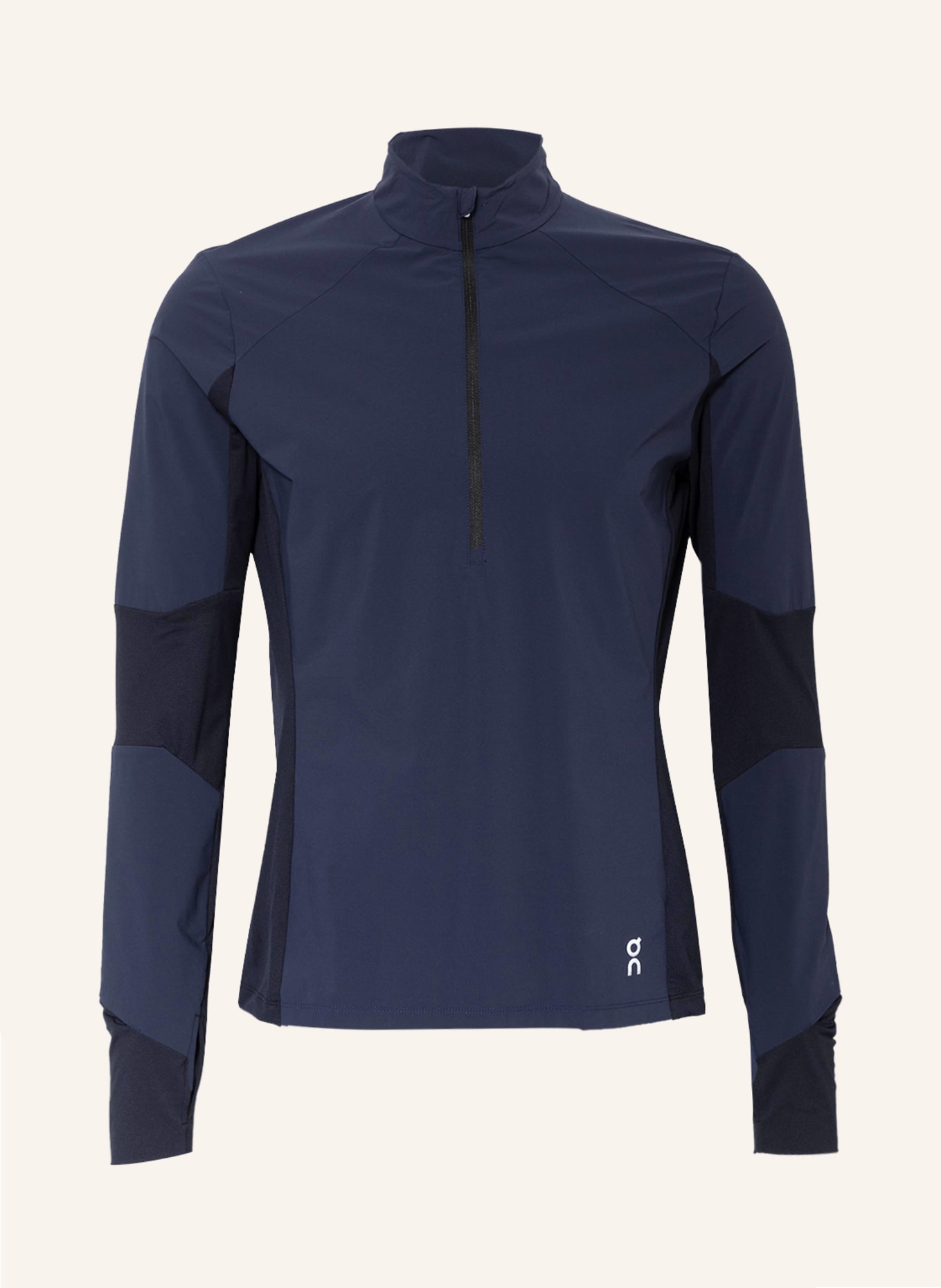 On Running T-shirt TRAIL BREAKER with mesh, Color: DARK BLUE (Image 1)